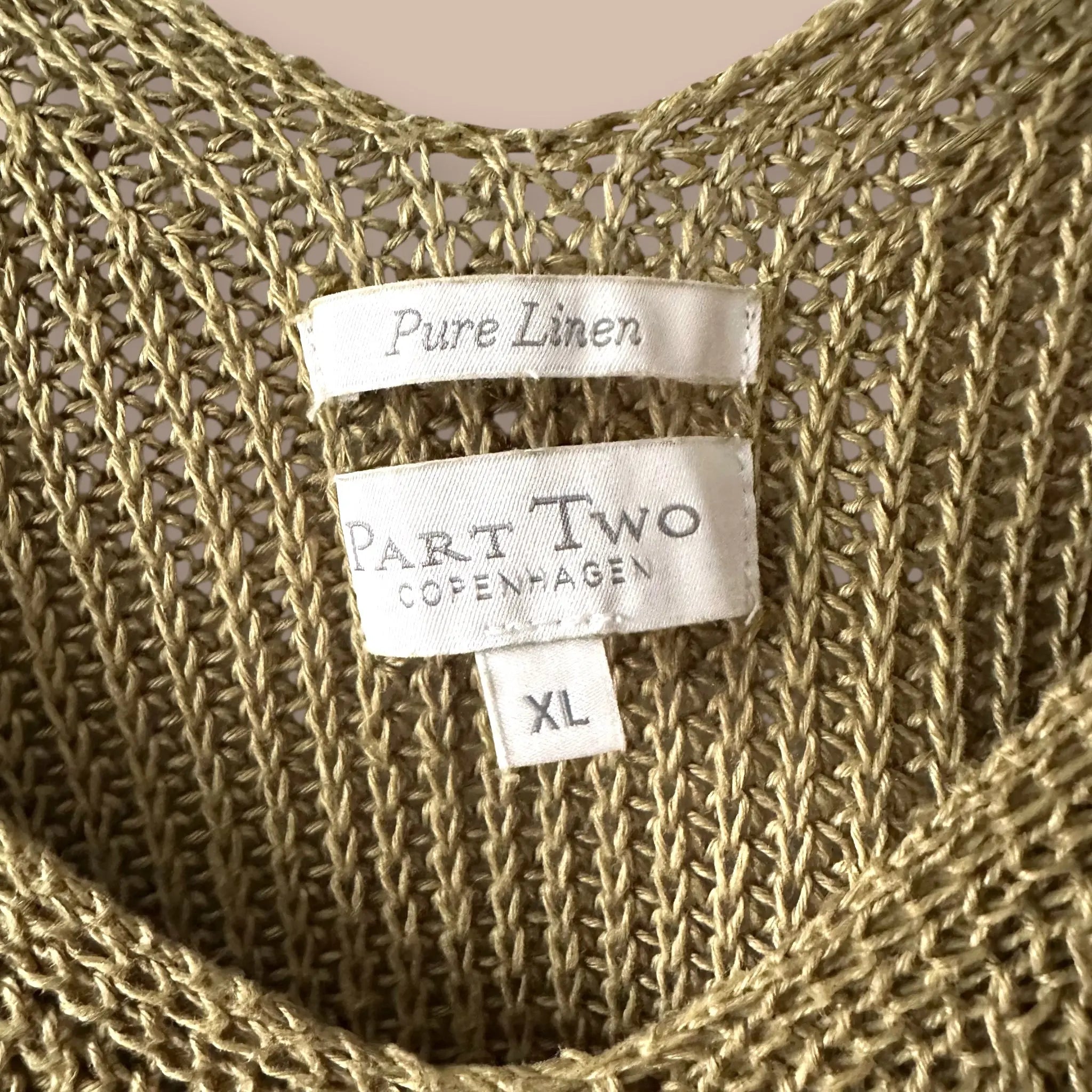 Part Two Linen toppi XL Bloomy Moon