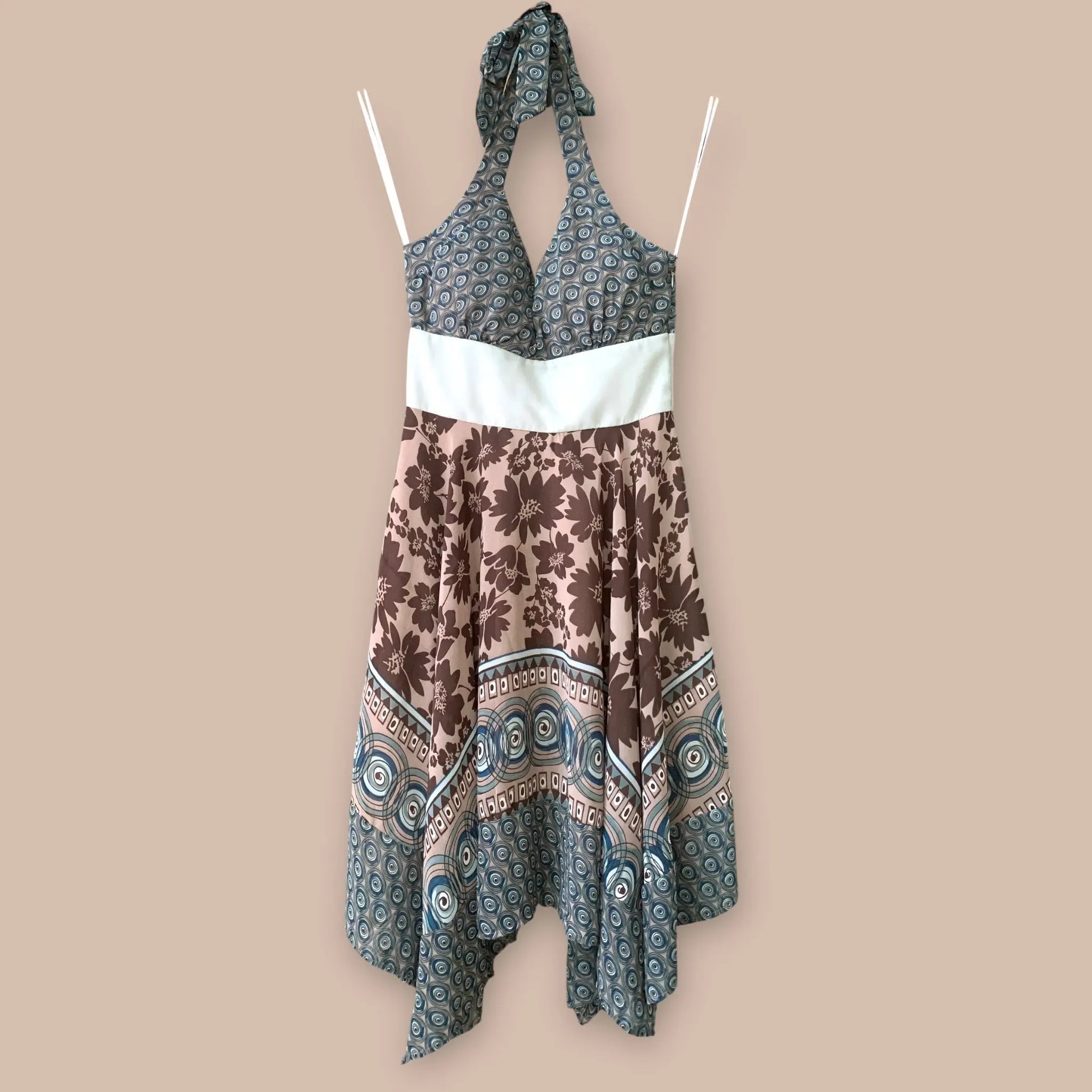 Vero Moda halterneck mekko 36 Bloomy Moon