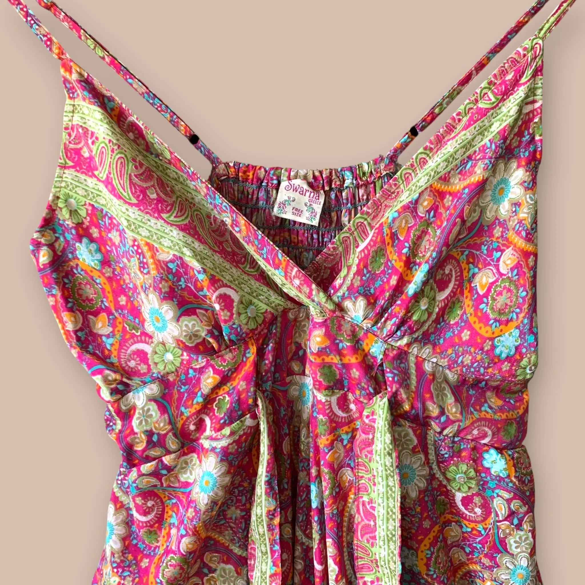 Swarna Greece silkkimekko (Freesize) Kauppani