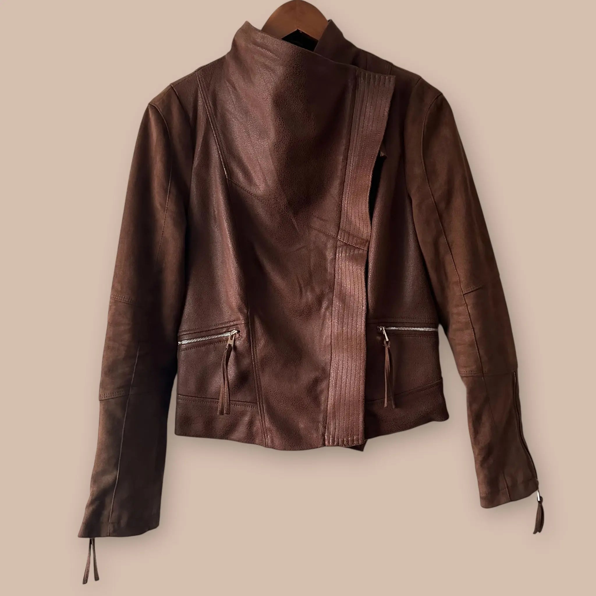 Bershka bikertakki M Bloomy Moon