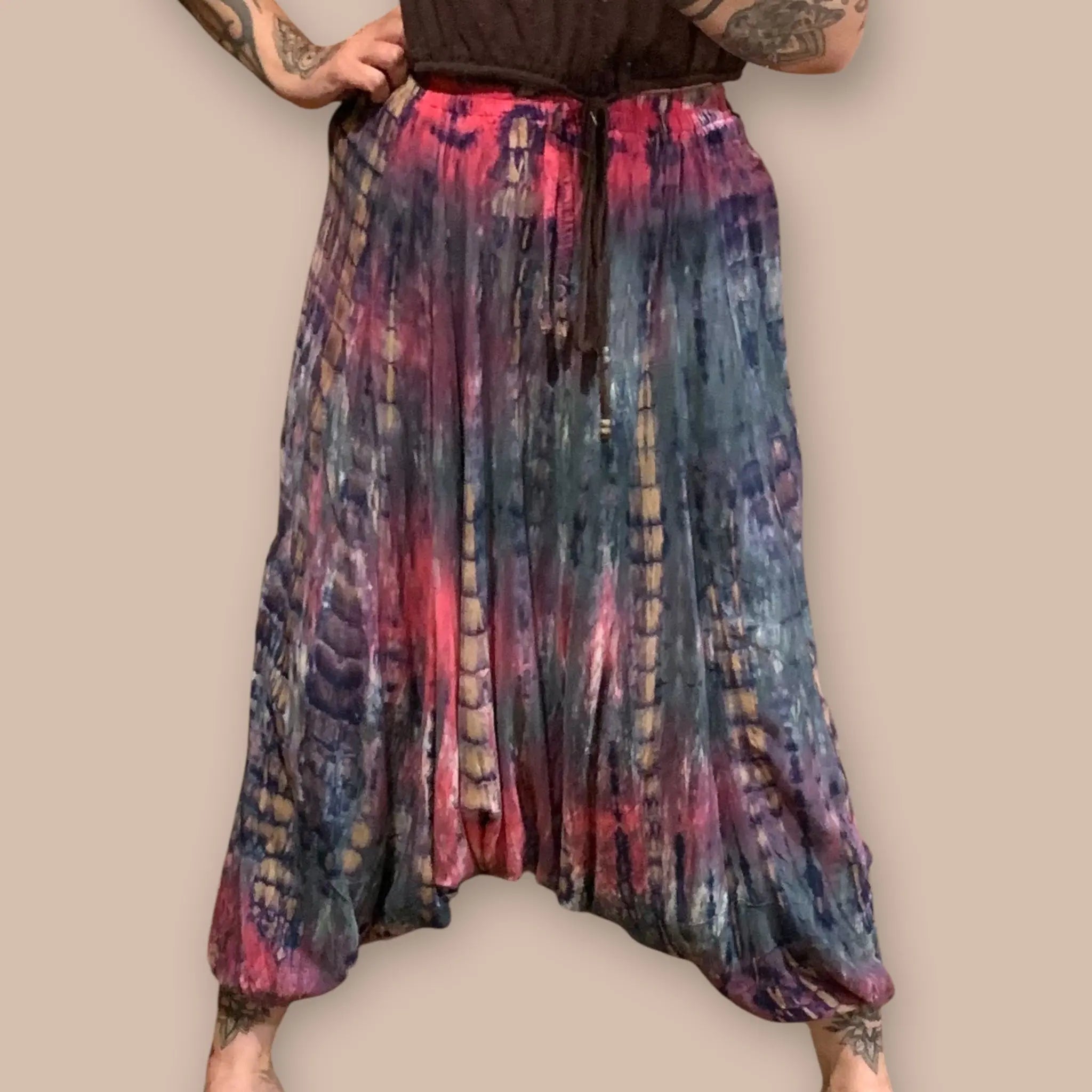 Batiikki haaremit (Freesize) Bloomy Moon