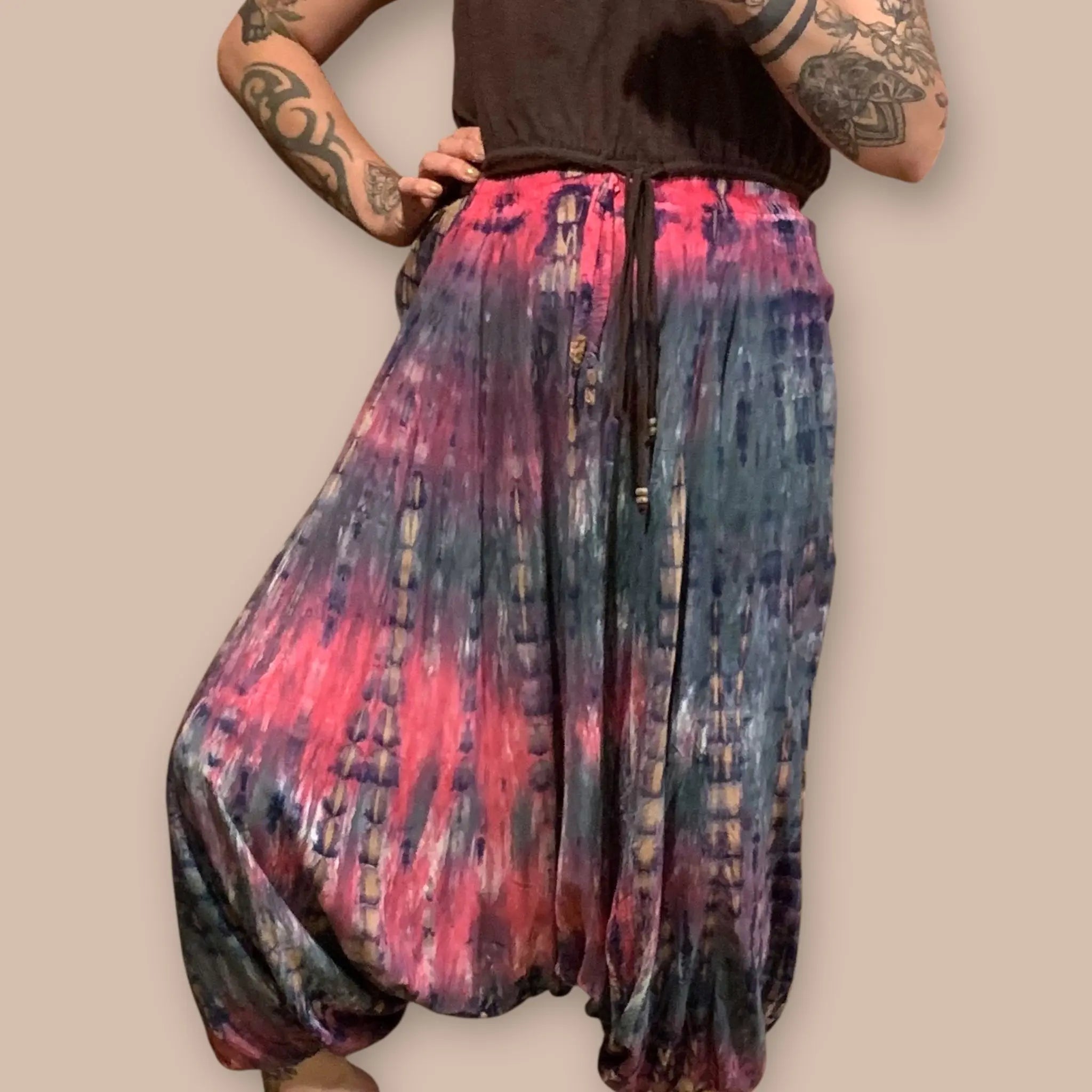 Batiikki haaremit (Freesize) Bloomy Moon