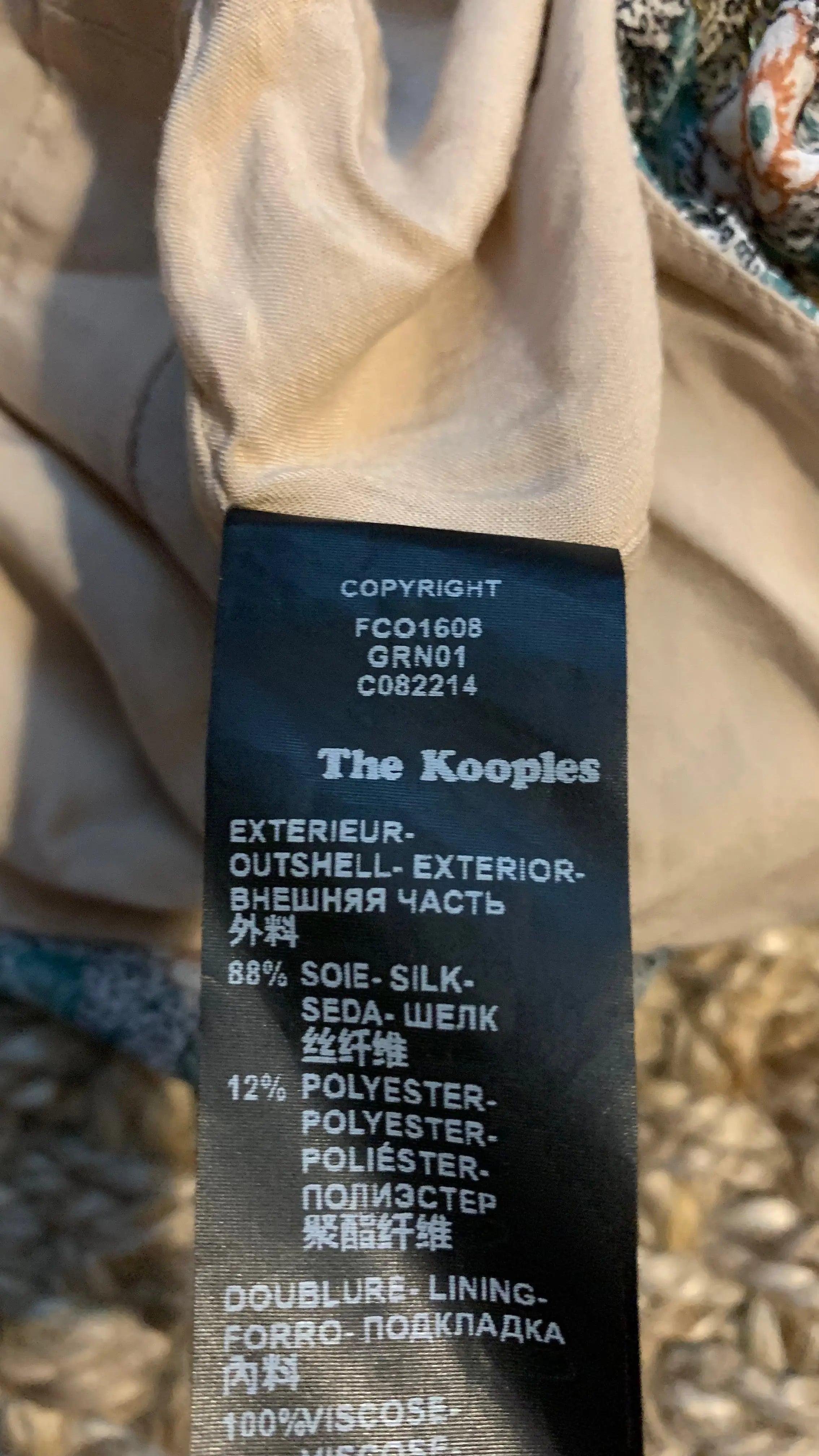 The Kooples silkkihaalari S/M Bloomy Moon
