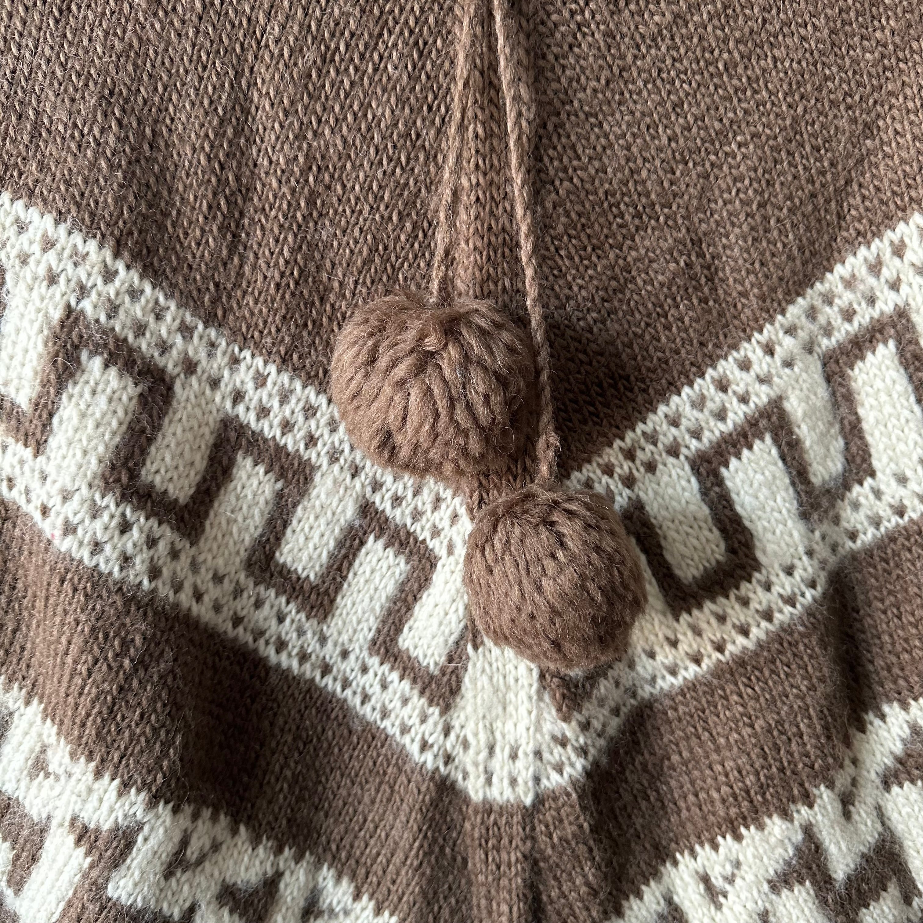 Handmade poncho Bloomy Moon