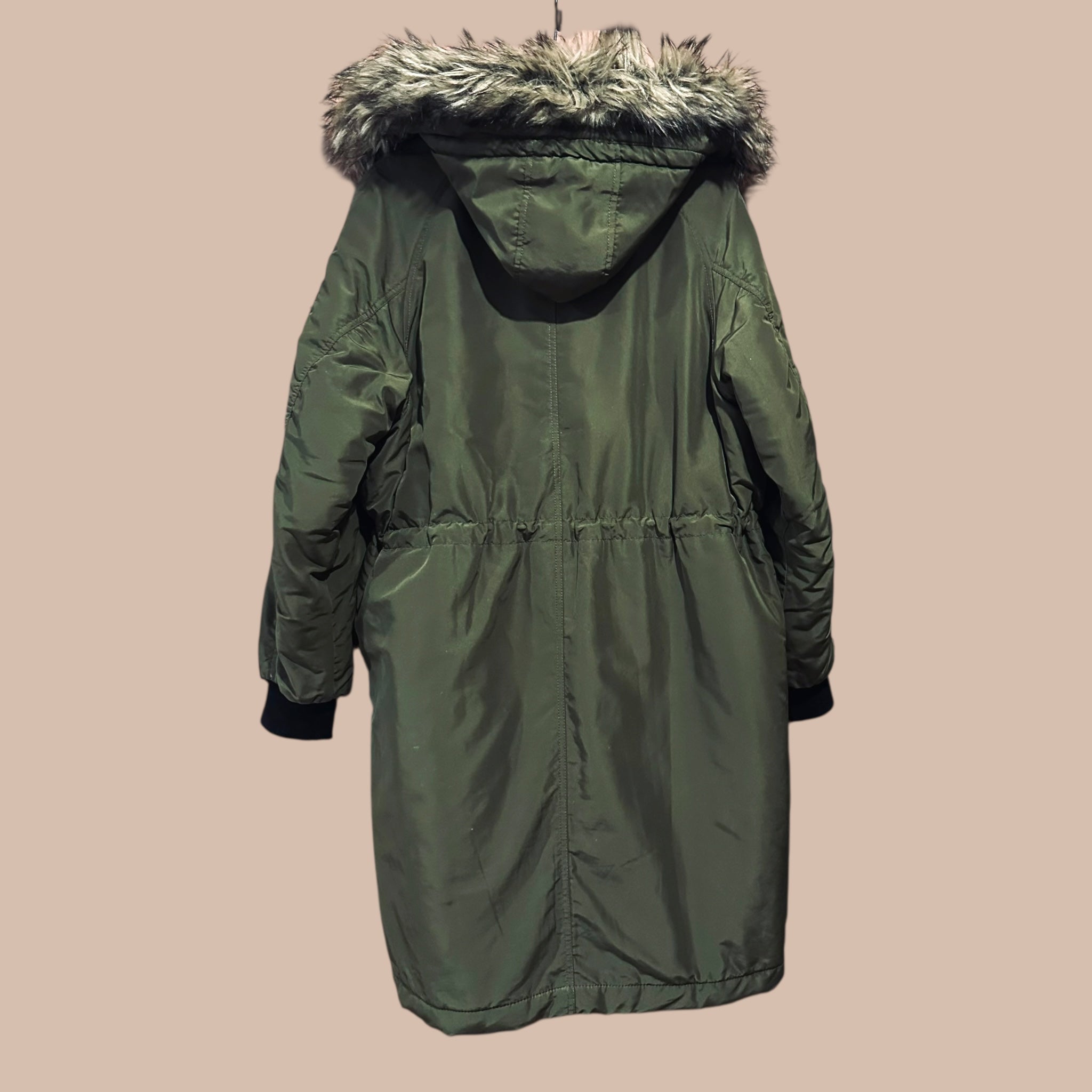H&M pitkä talvitakki M Bloomy Moon