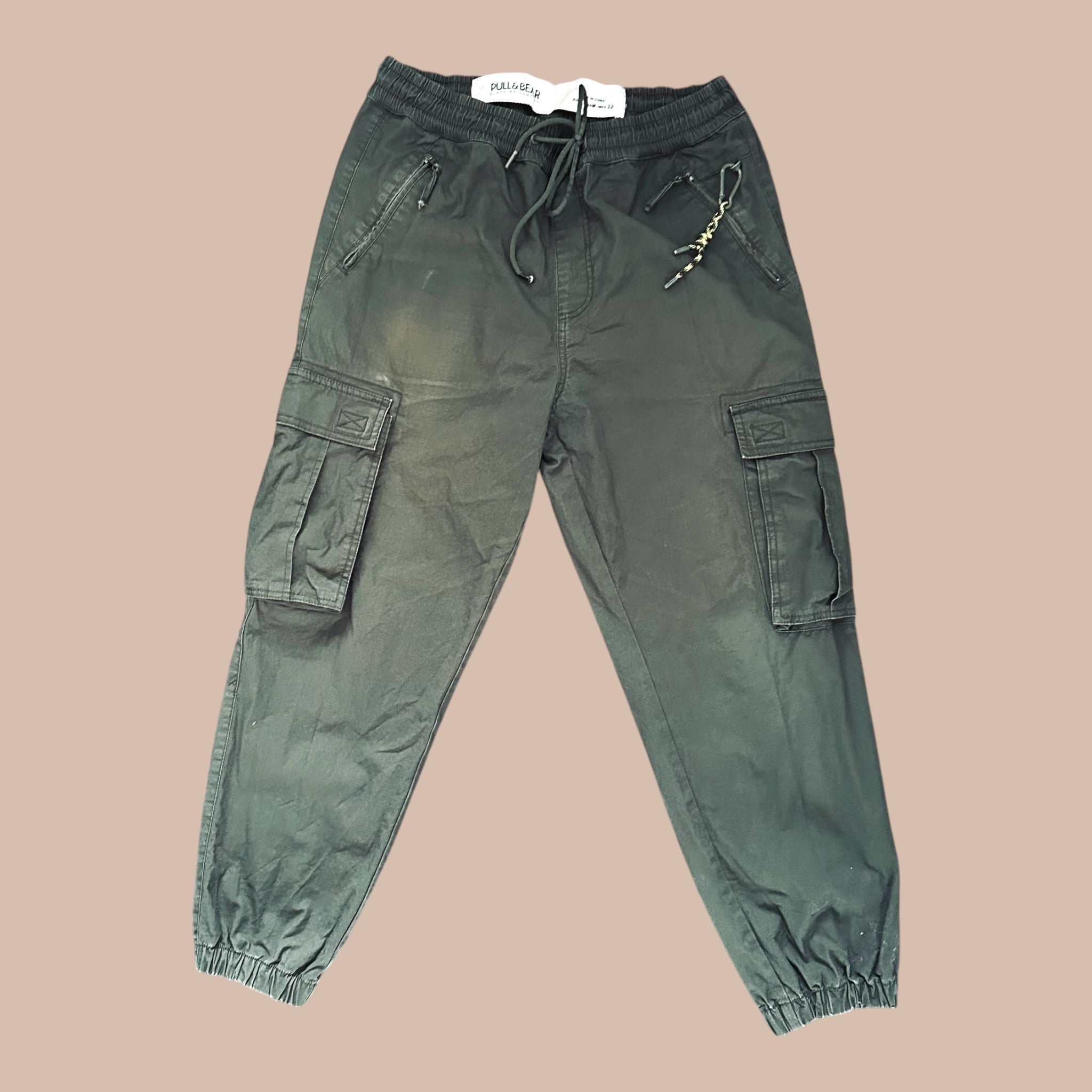 Pull&Bear eisitaskuhousut M Bloomy Moon