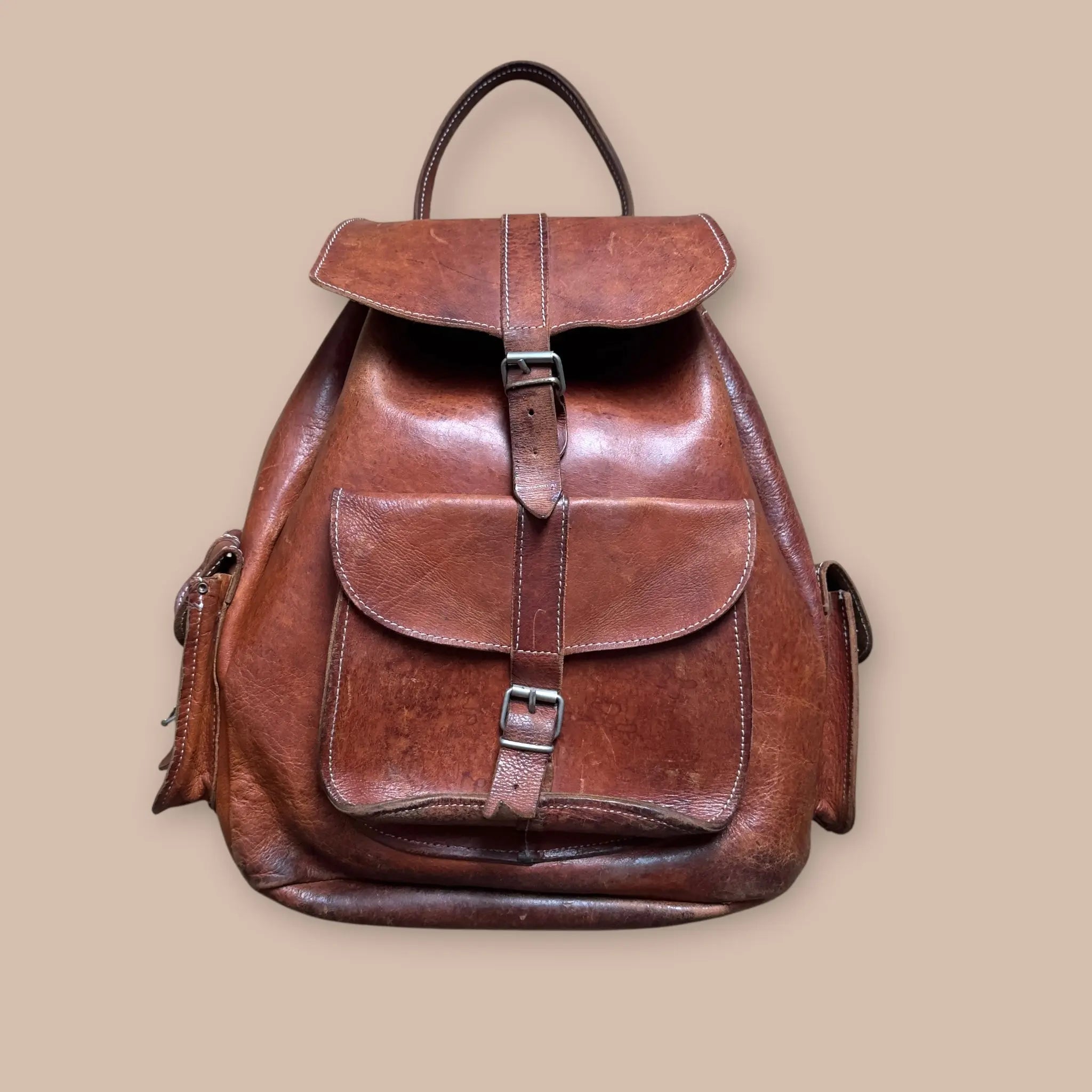 Vintage nahkareppu Bloomy Moon