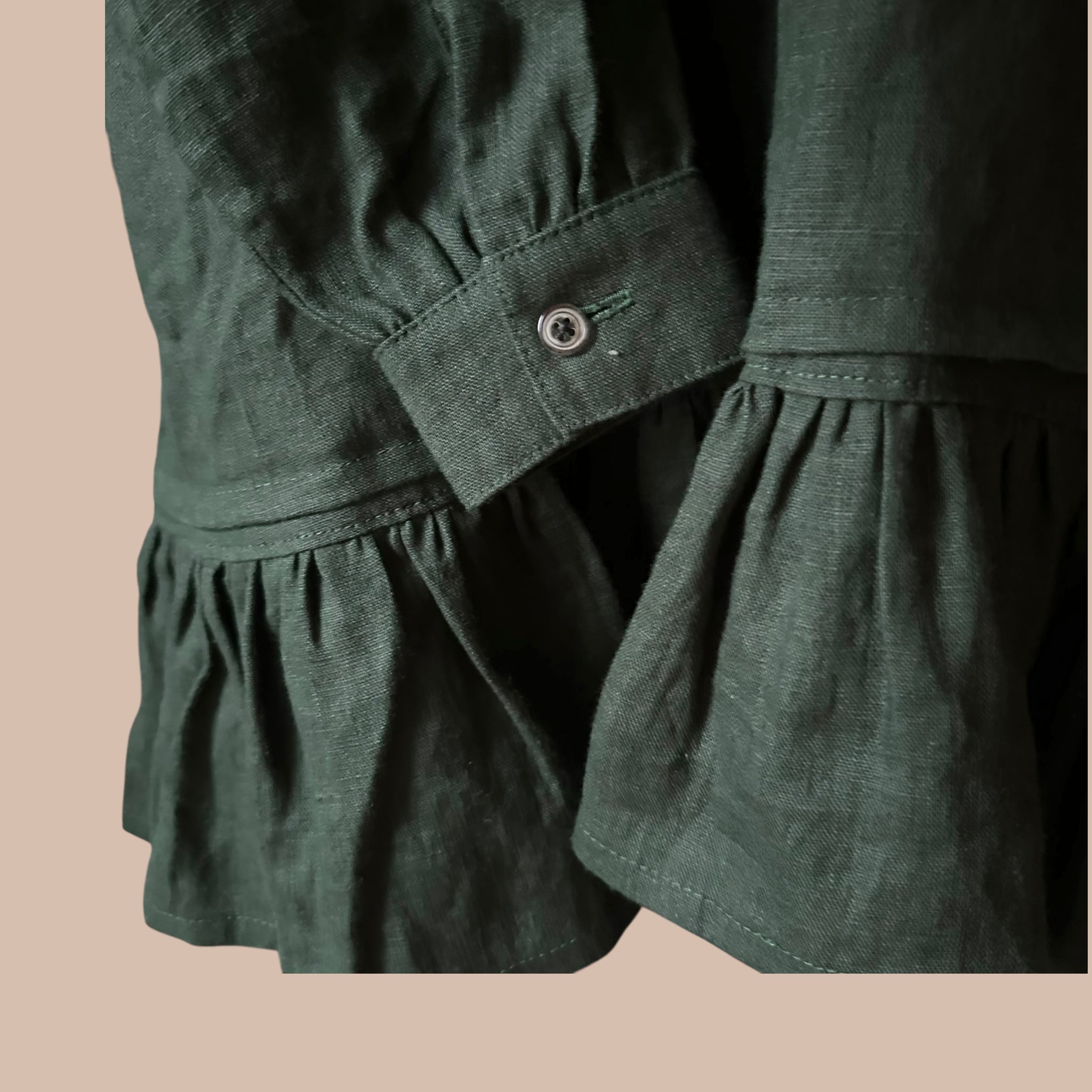 Handmade pellavamekko S/M Bloomy Moon
