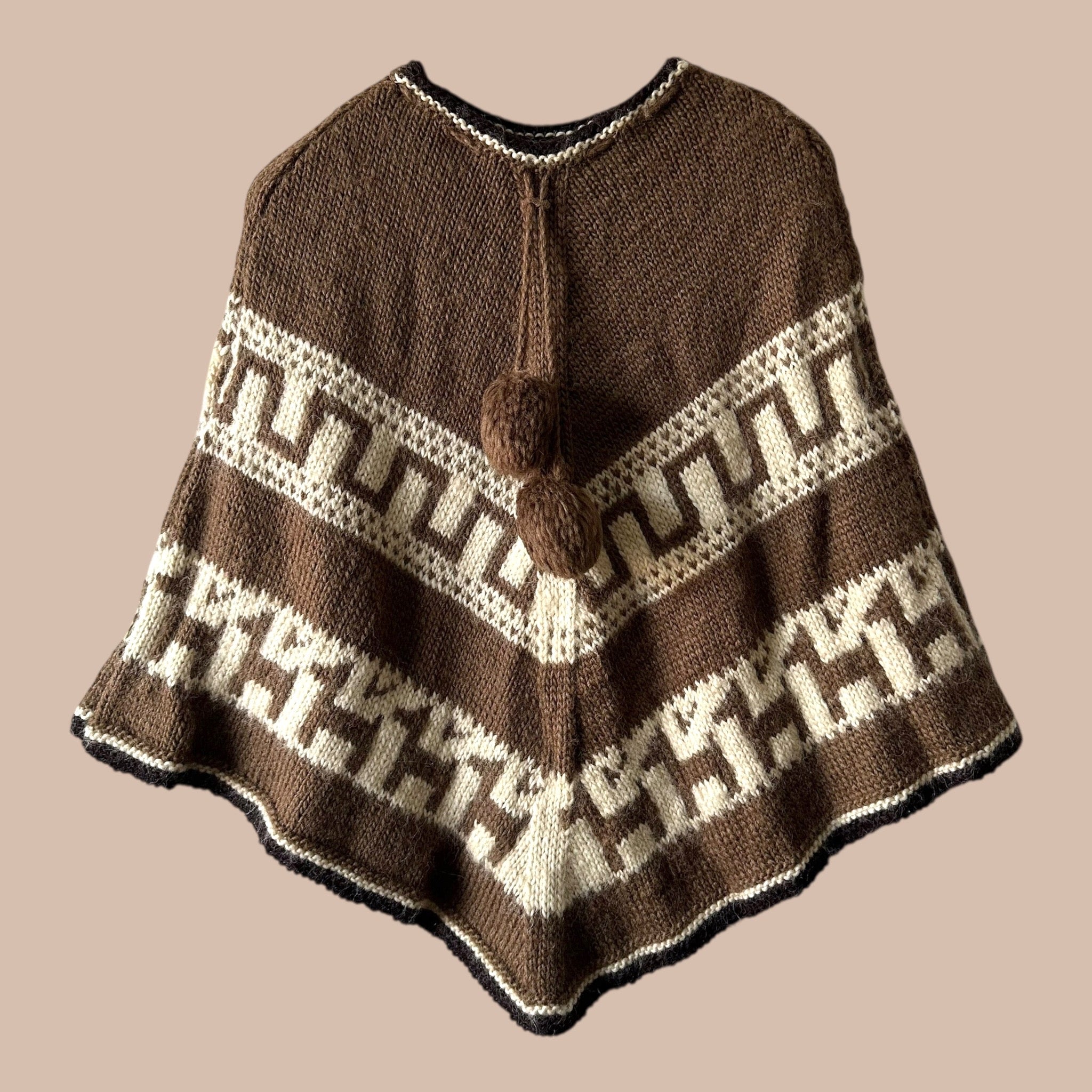 Handmade poncho Bloomy Moon
