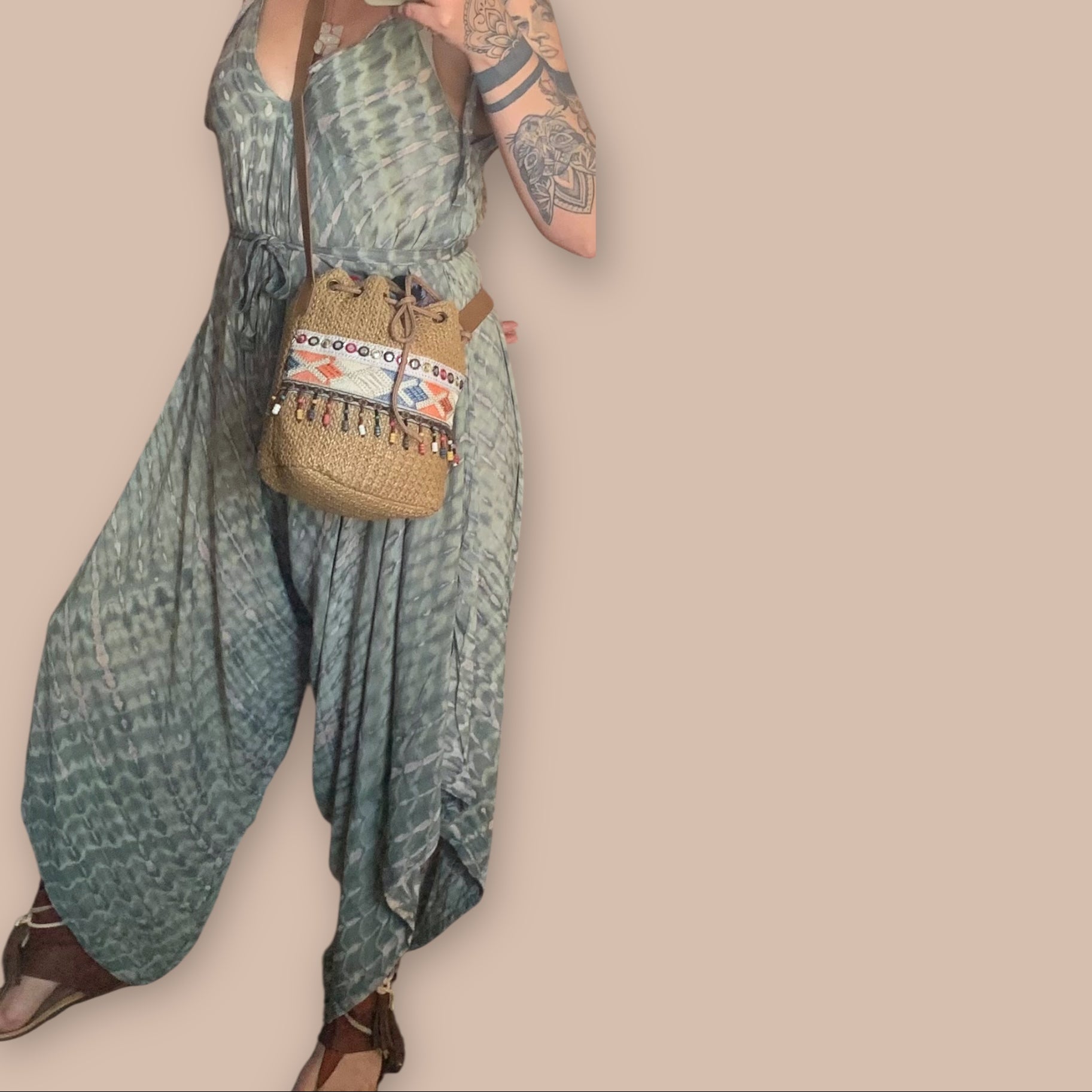 Alehop boho olkalaukku Bloomy Moon