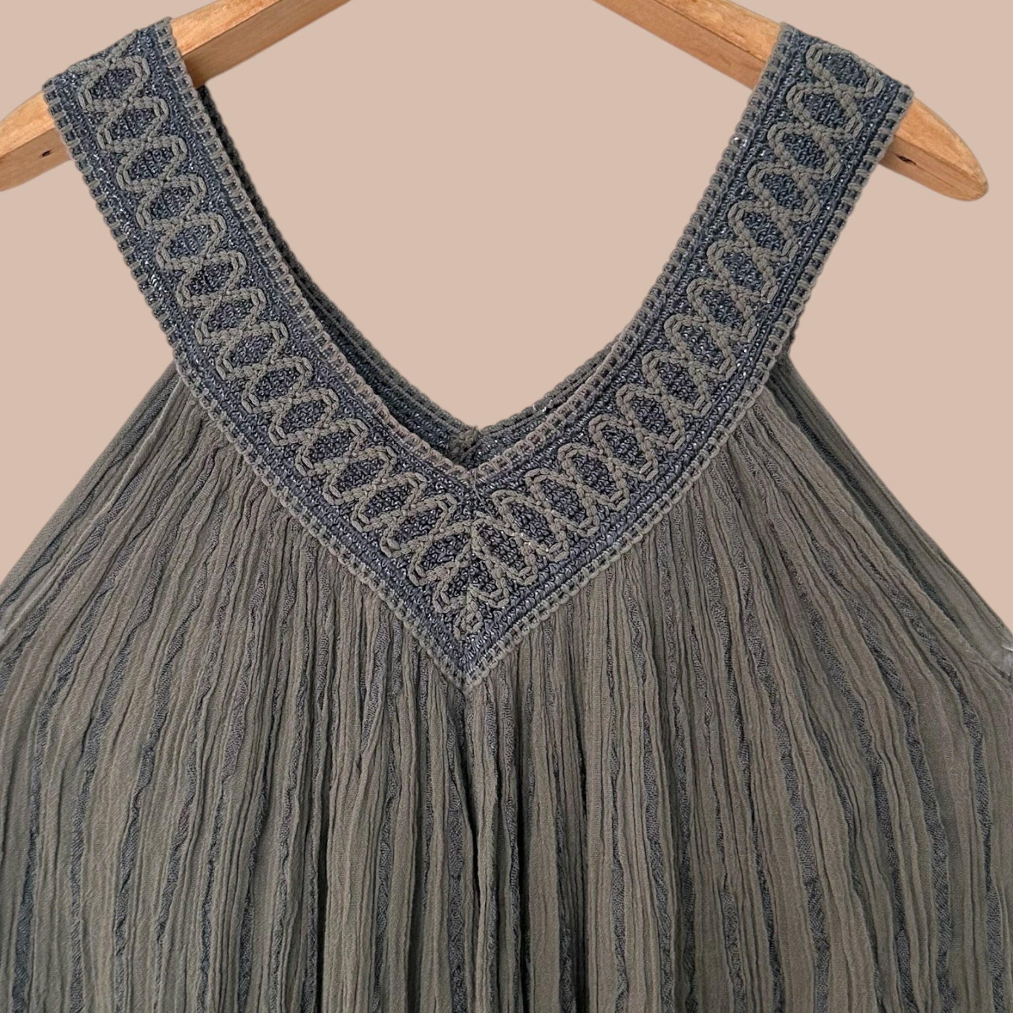 Kreikkalainen puuvillamekko XS-XL Bloomy Moon