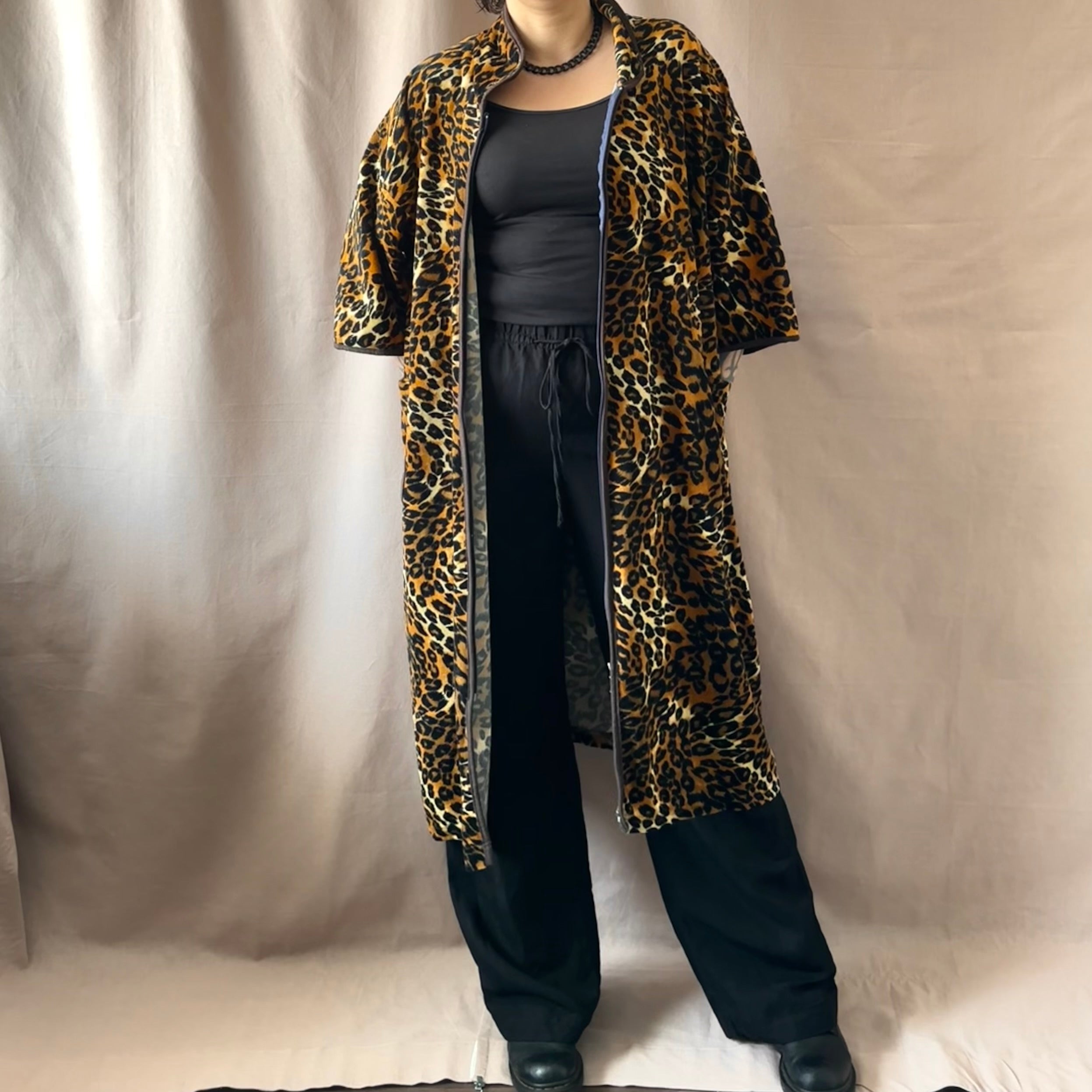 Vintage kimonotakki (freesize) Bloomy Moon