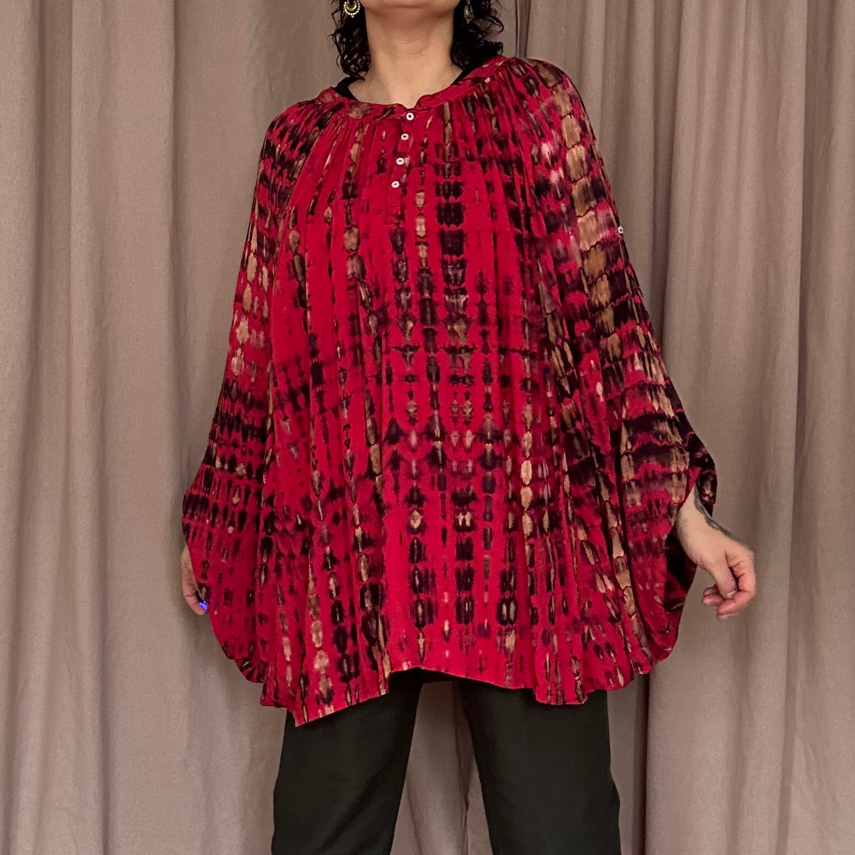 Oversize batiikkipaita 34-50