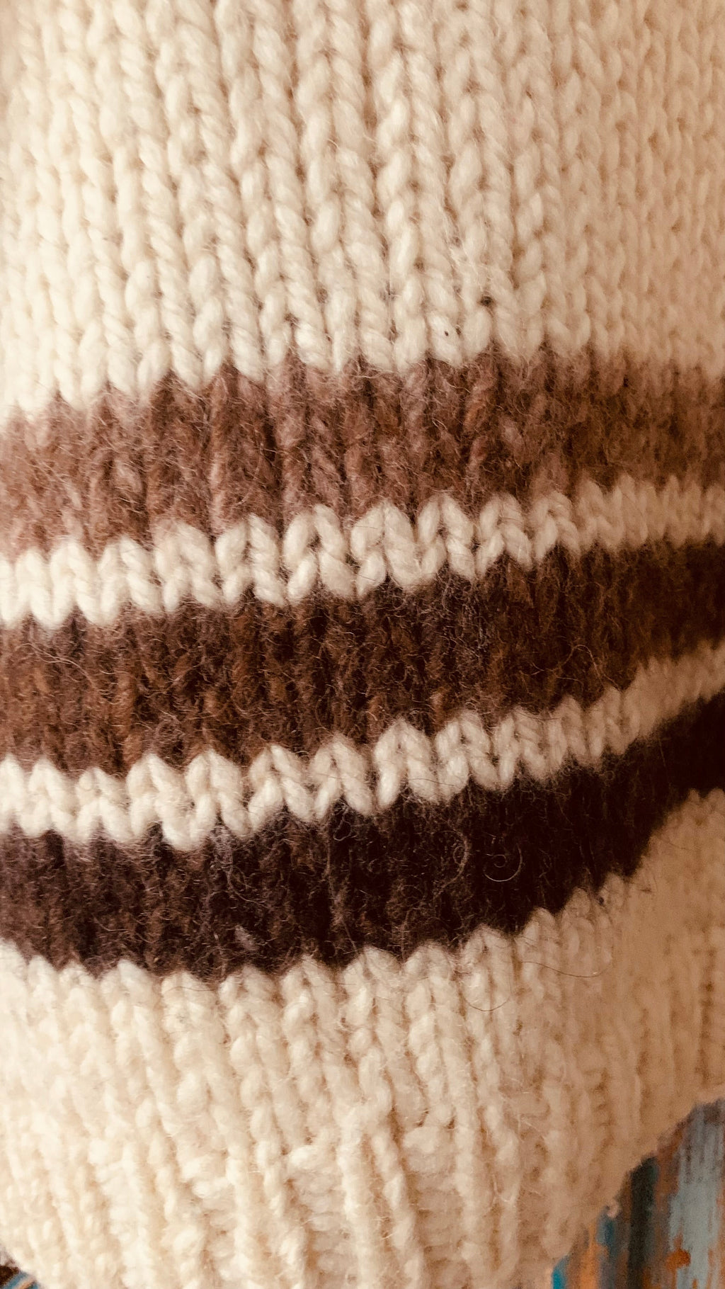 Handmade villapaita XL Bloomy Moon