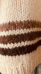 Handmade villapaita XL Bloomy Moon