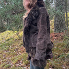 NafNaf vintage mokkatakki L Bloomy Moon