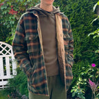 Vintage flanellitakki M-L