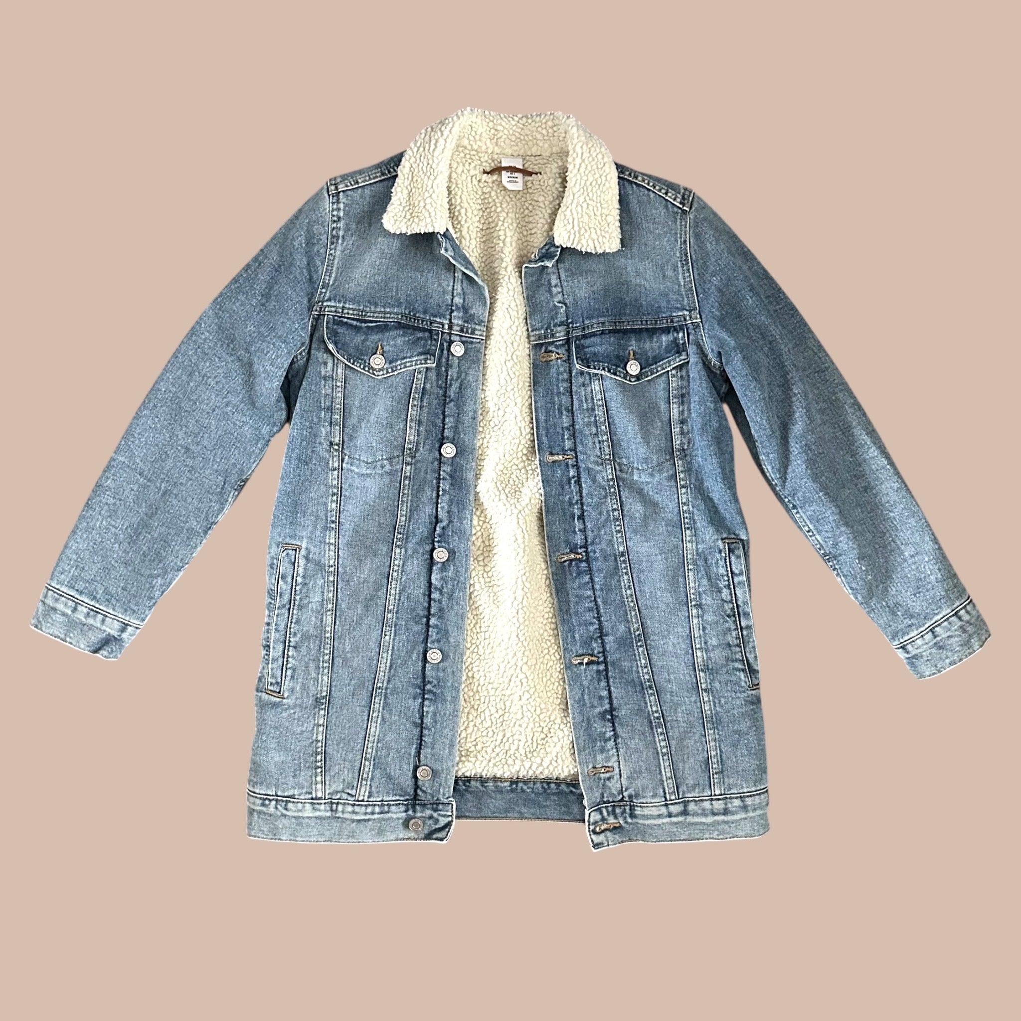 H&M talvitakki 36 Bloomy Moon