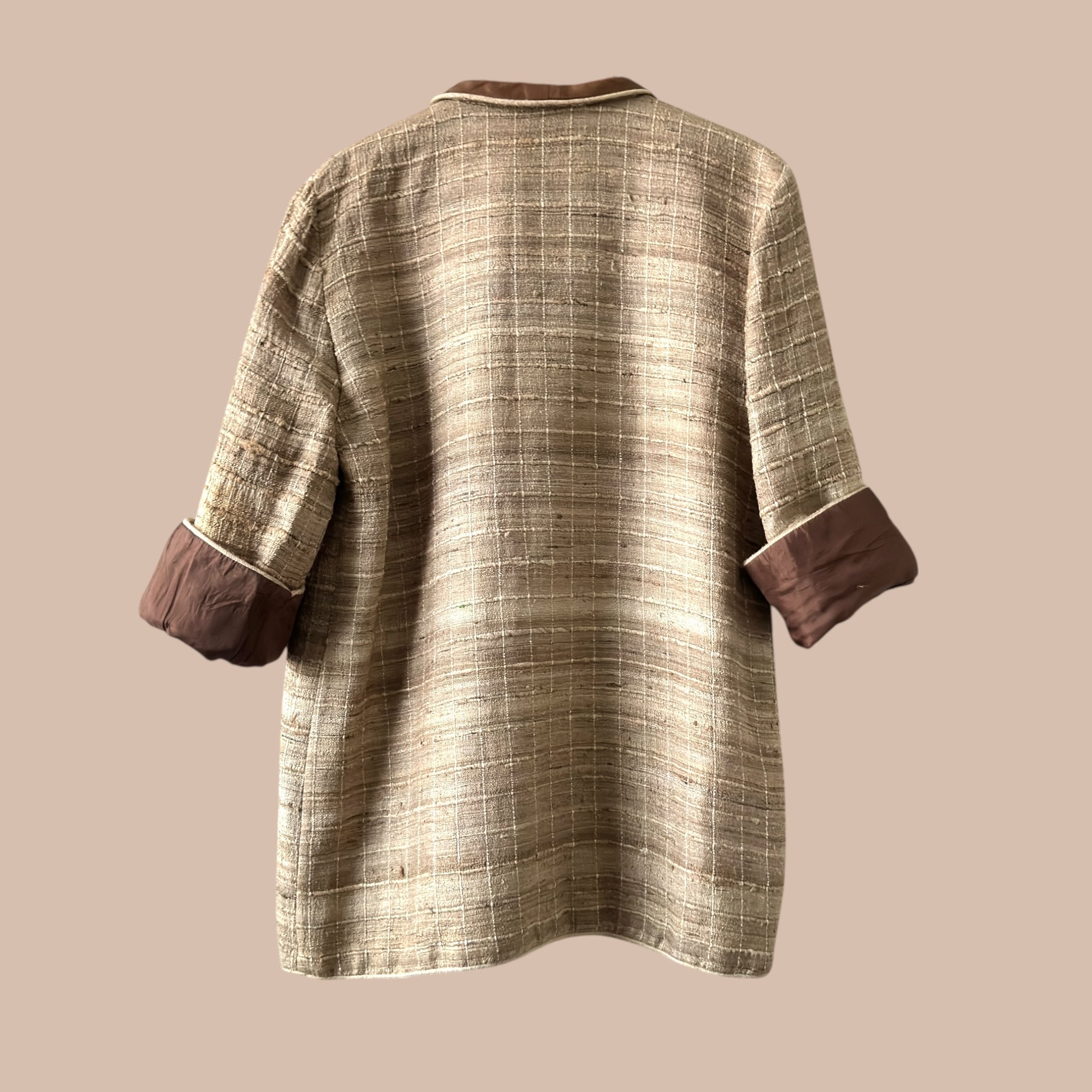 Kirsten Krog silkkijakku L Bloomy Moon