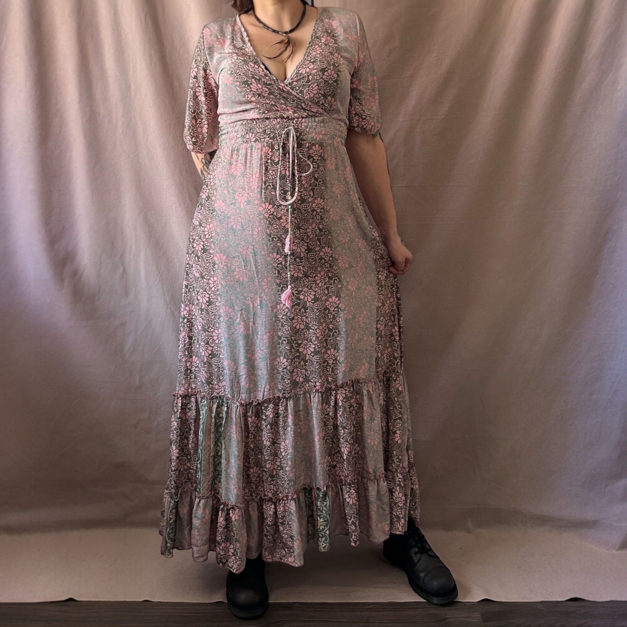 Boheemi maximekko (Freesize) Bloomy Moon