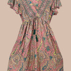 Intialainen silkkimekko S-L Bloomy Moon