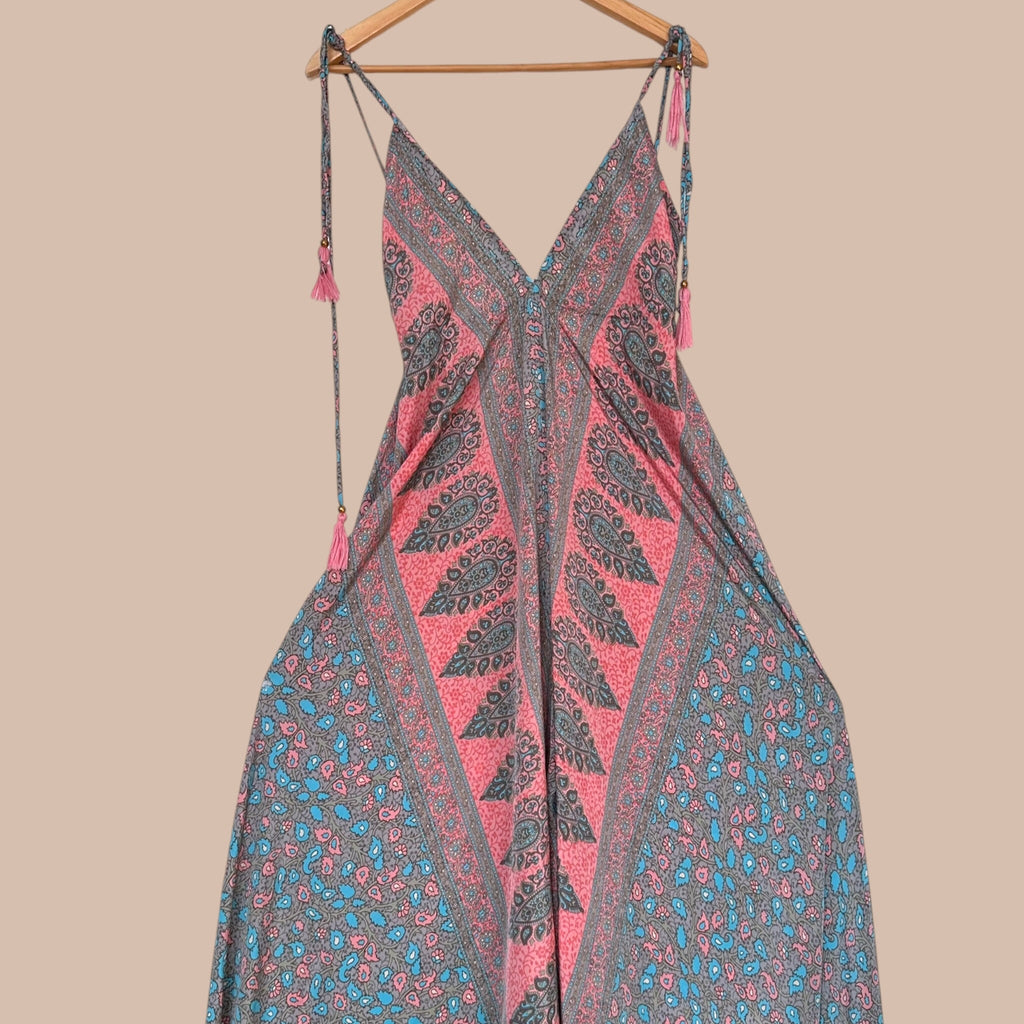 Intialainen silkkimekko Bloomy Moon