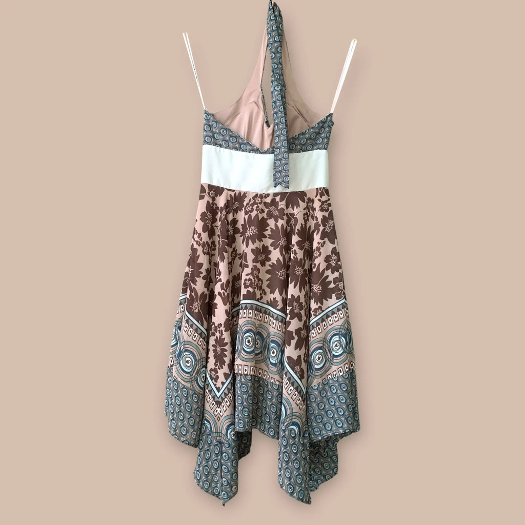 Vero Moda halterneck mekko 36 Bloomy Moon