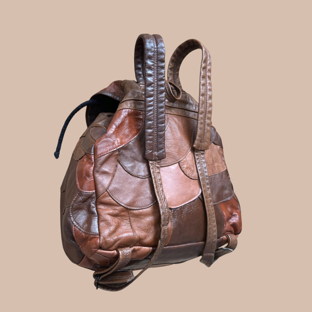 Vintage nahkareppu Bloomy Moon