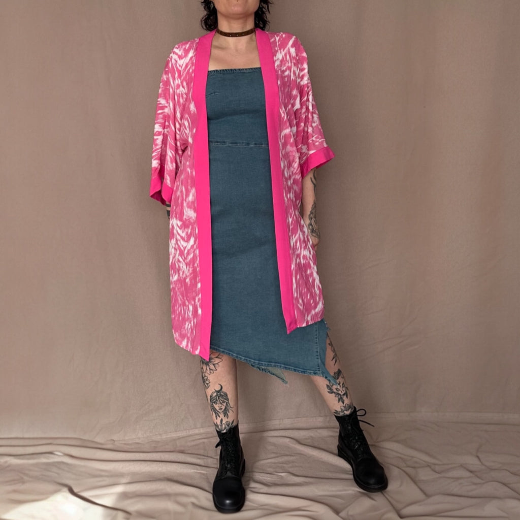 Värikäs kimono S/M Bloomy Moon