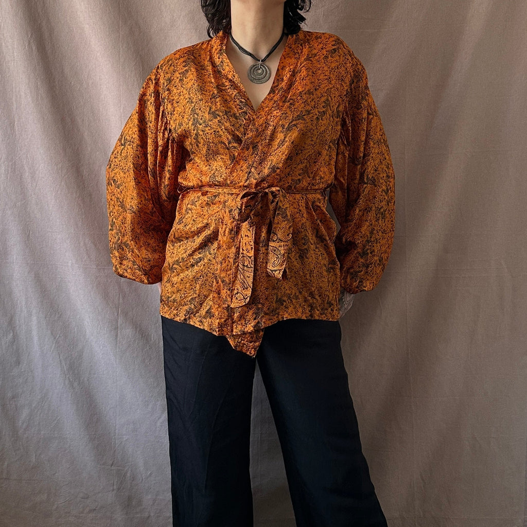 Wauw  silkkipaita S-L Bloomy Moon