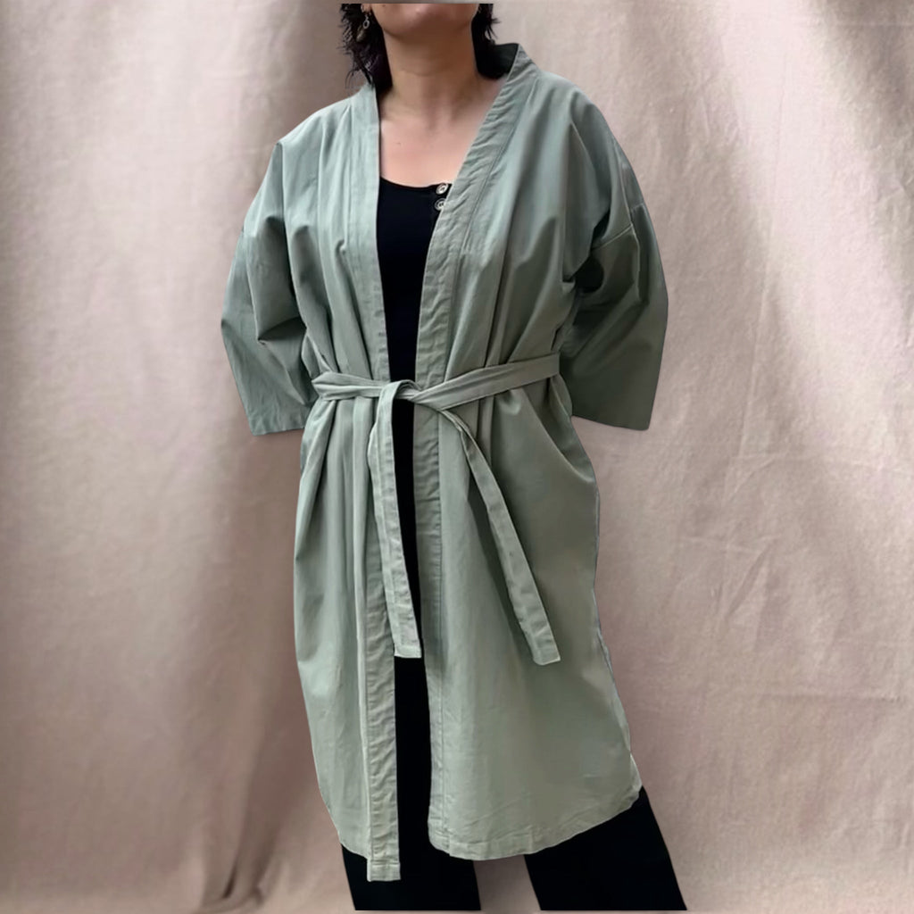 Pellavasekoite kimono Bloomy Moon