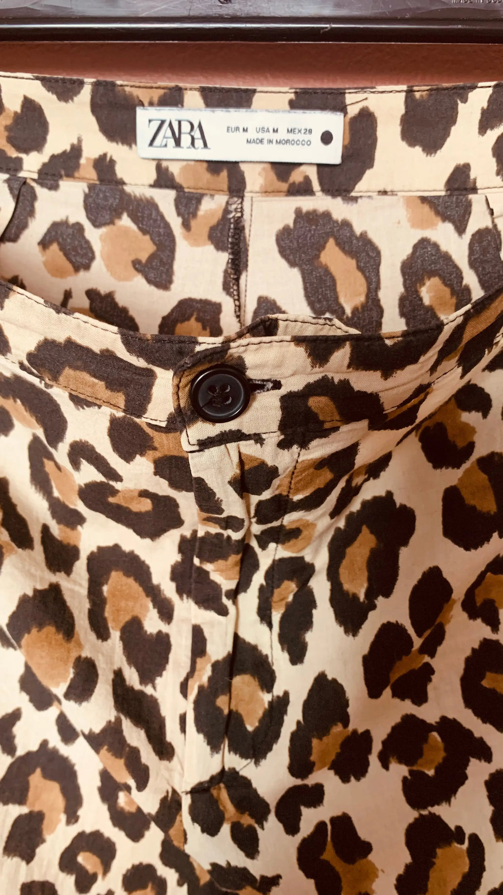 Zara leopardihousut M Bloomy Moon