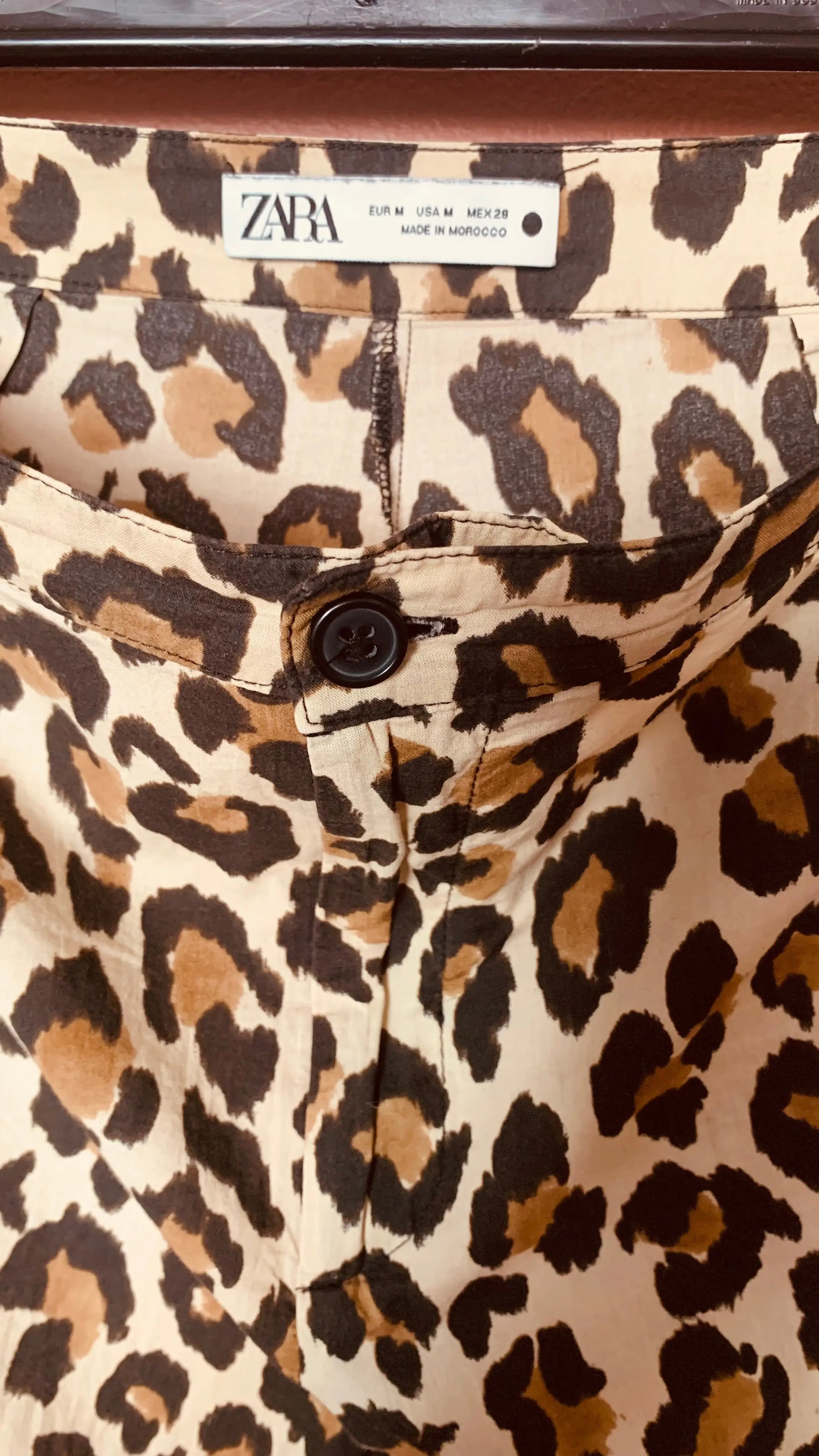 Zara leopardihousut M Bloomy Moon