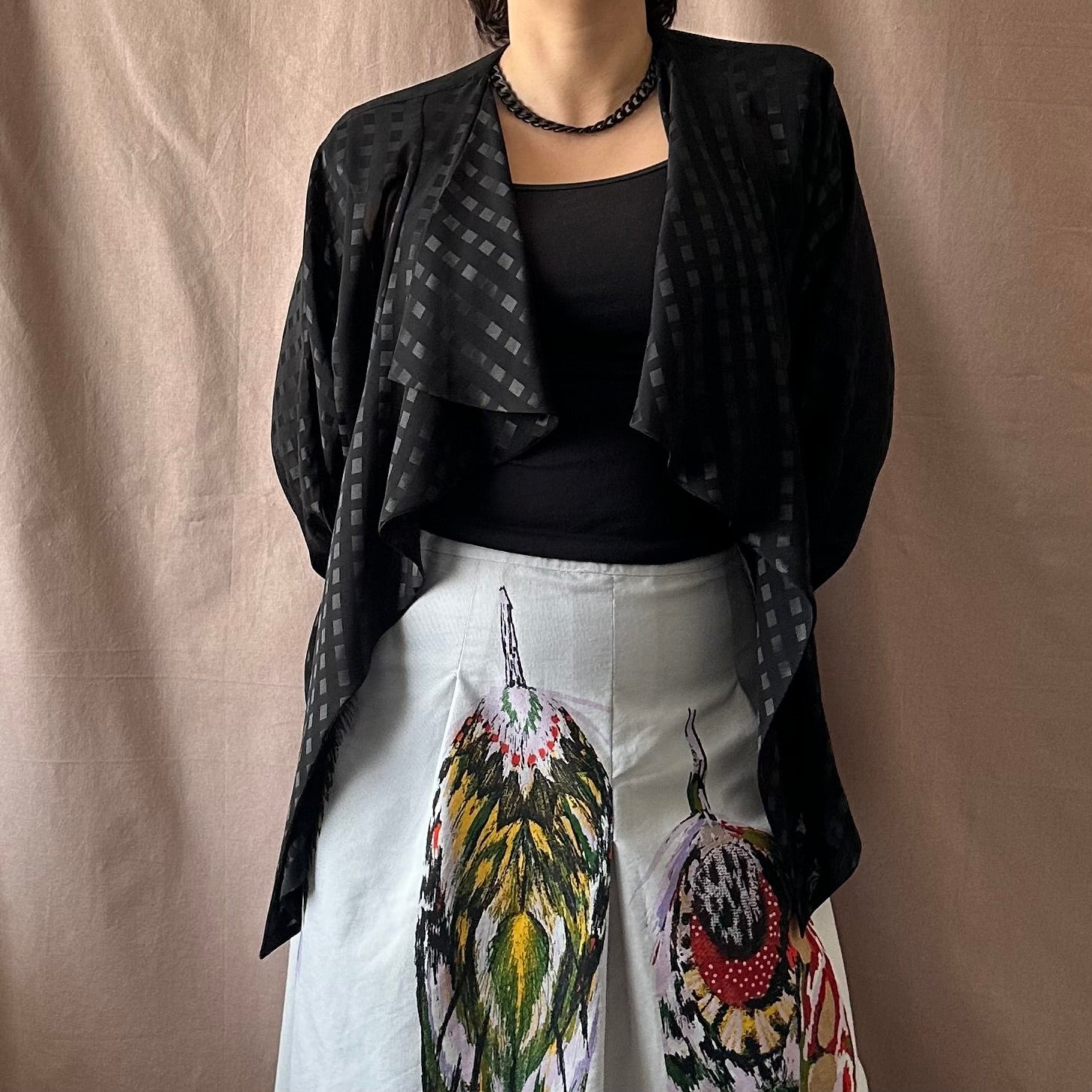 Almia Celebration vintagepaita S-M Bloomy Moon