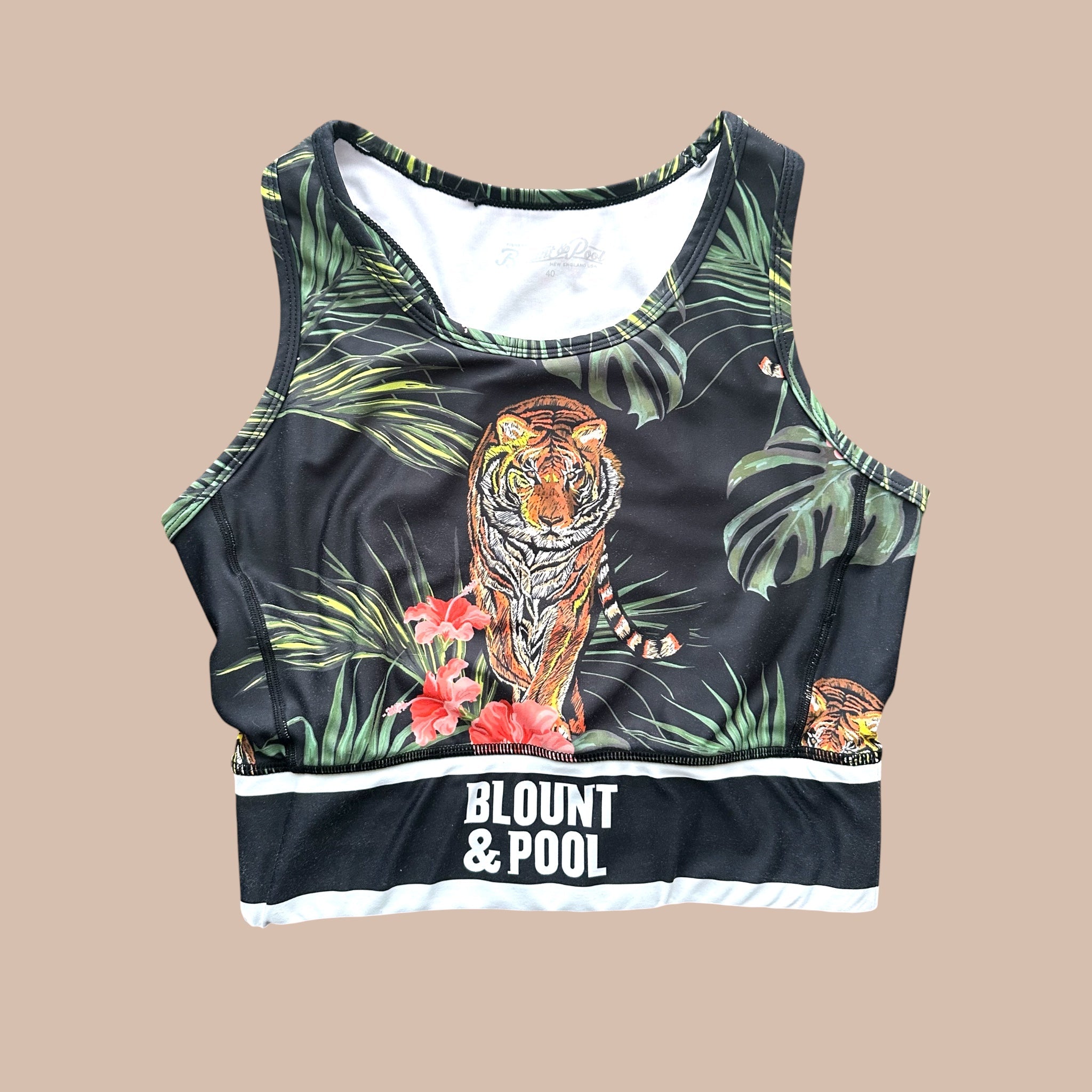 Blount & Pool tiikeri urheilutoppi M/L Bloomy Moon