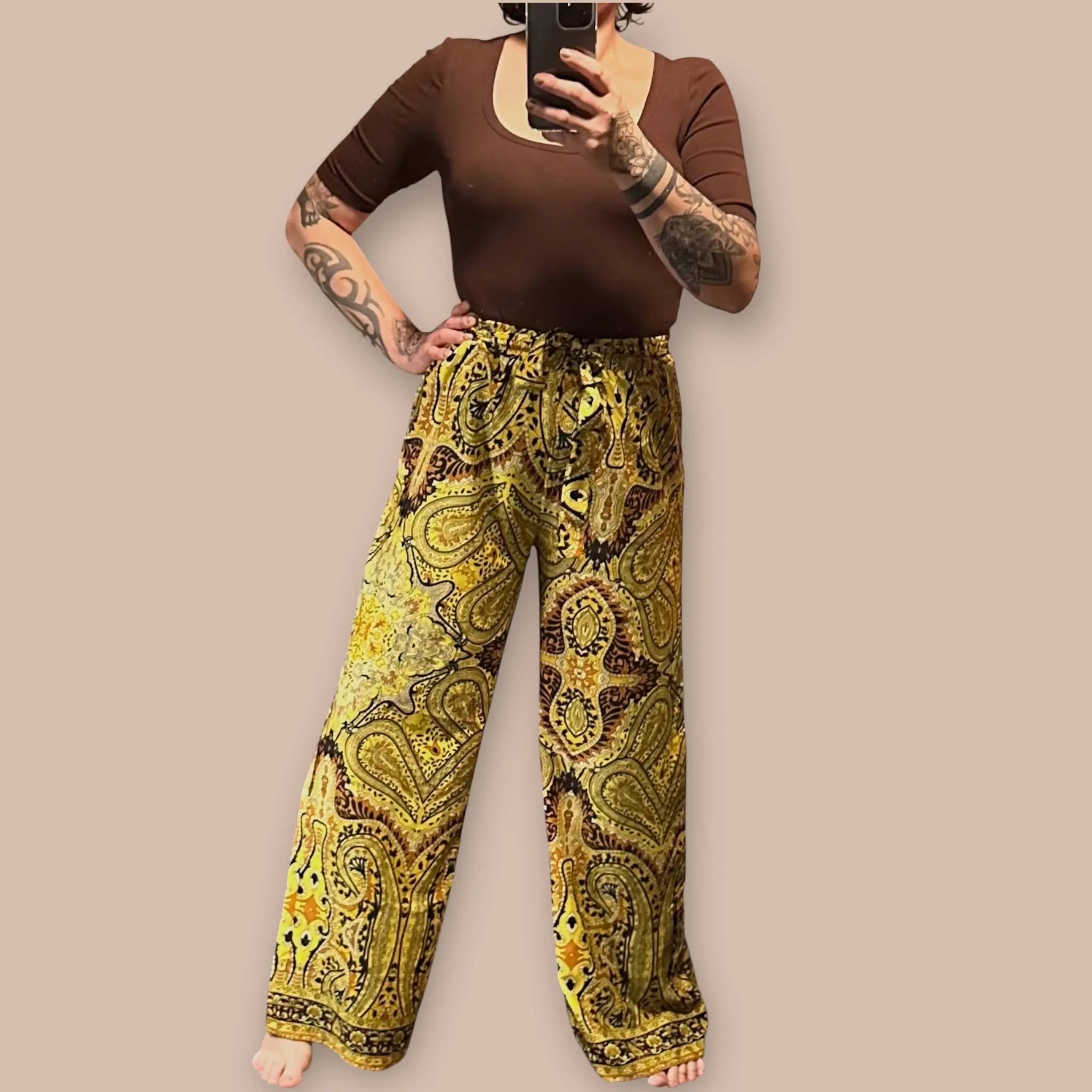 Boohoo housut 42 Bloomy Moon