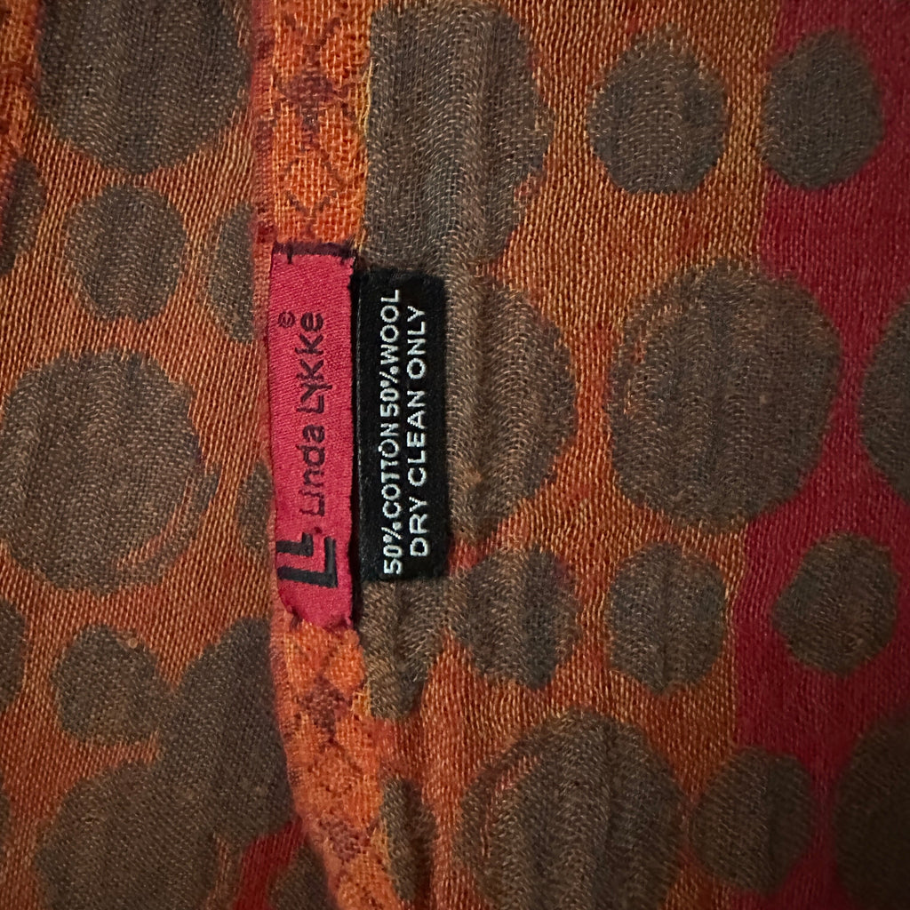 Linda Lykke villa-puuvillahuivi Bloomy Moon