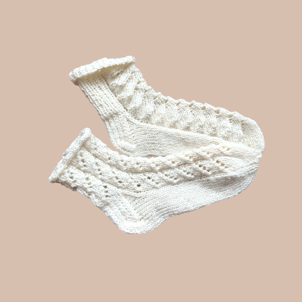 Handmade villasukat Bloomy Moon