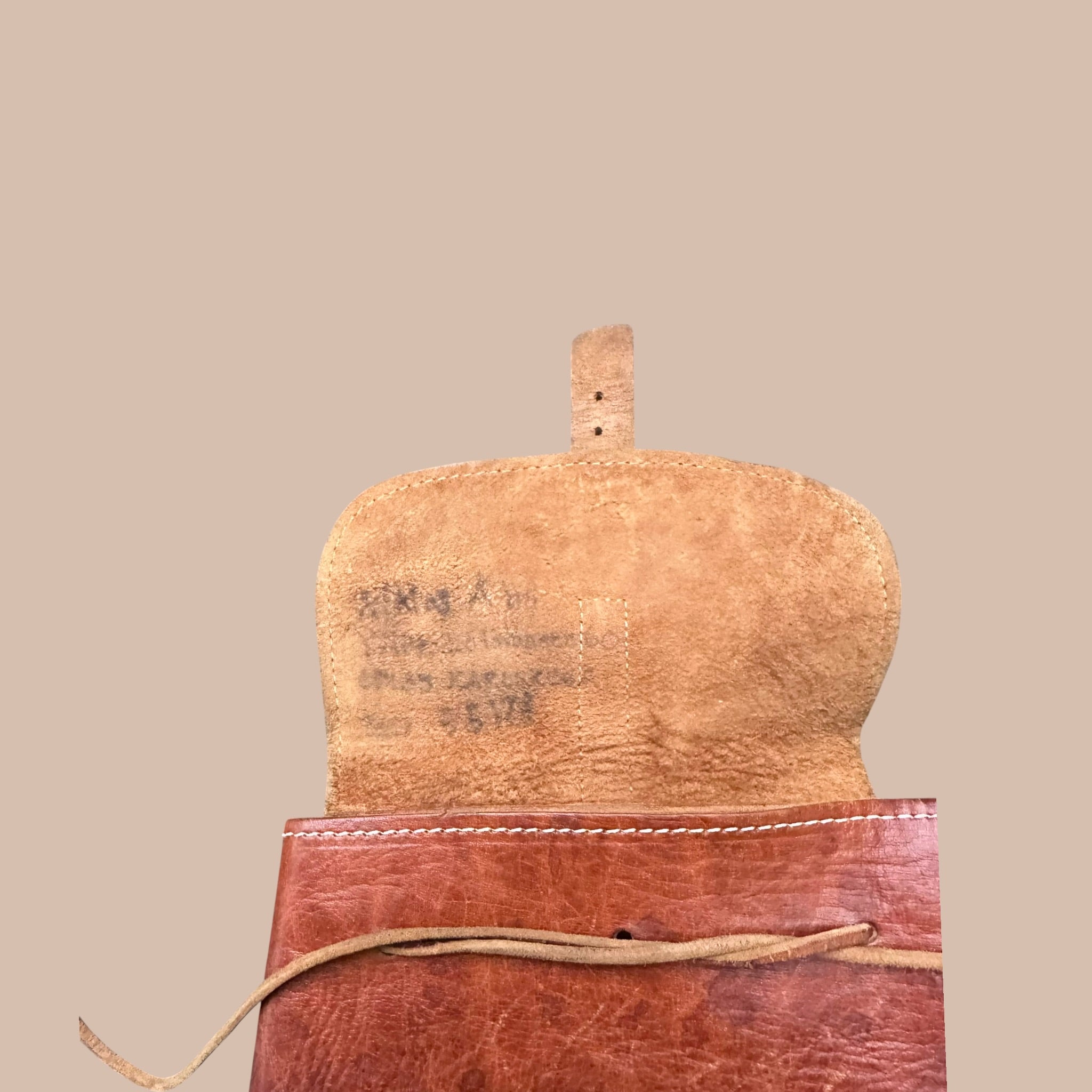 Vintage nahkareppu
