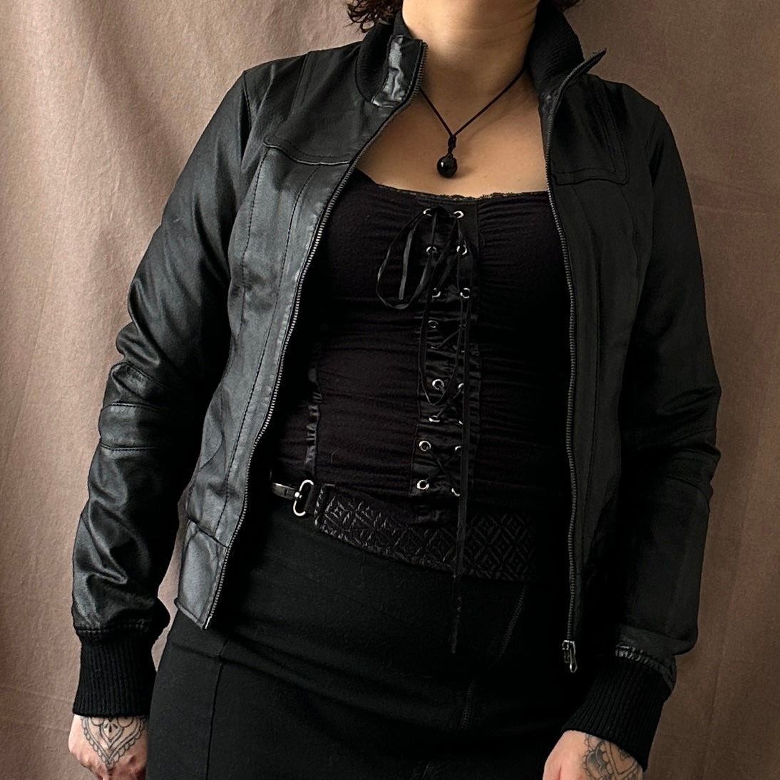 Vila nahkatakki M Bloomy Moon