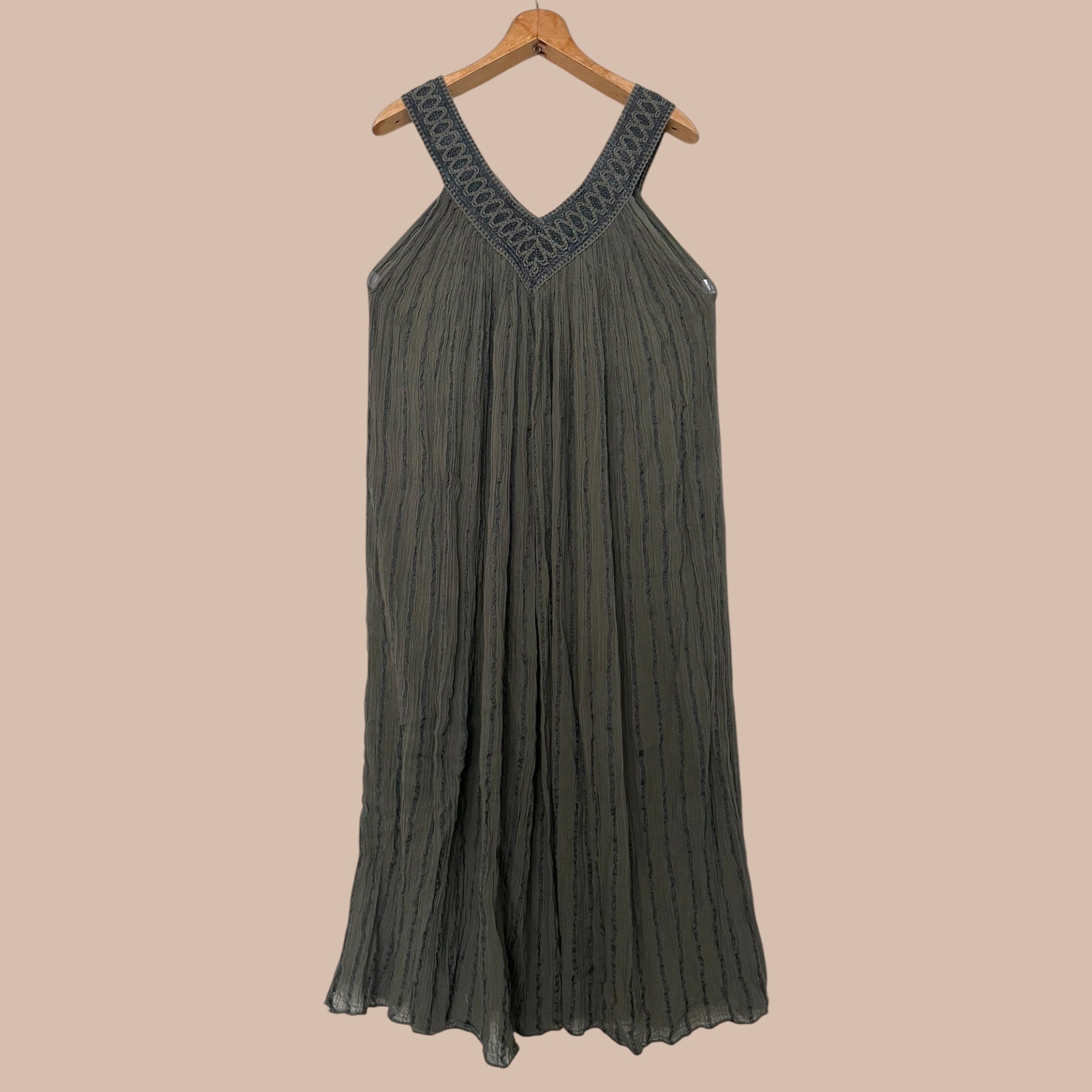 Kreikkalainen puuvillamekko XS-XL Bloomy Moon