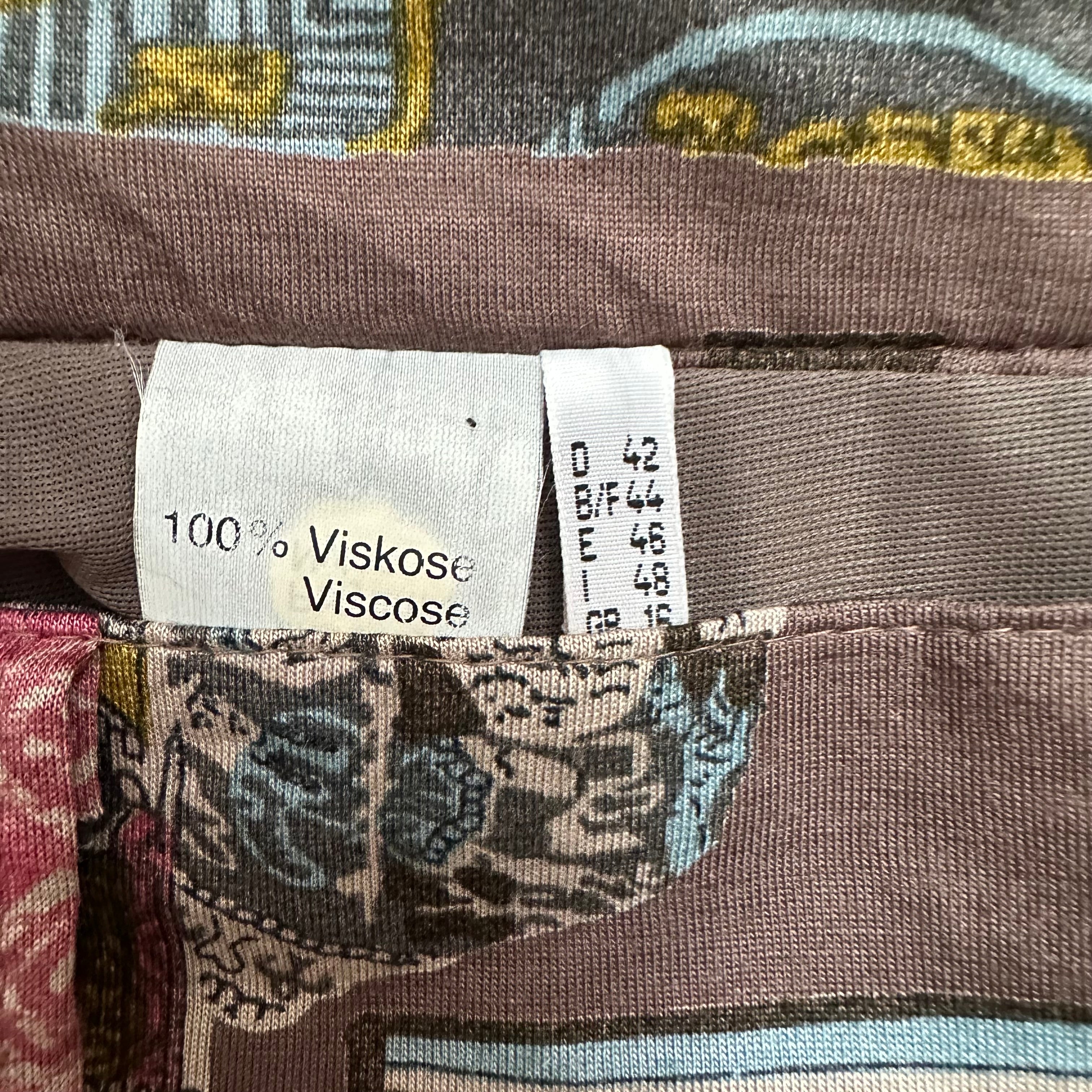 Vintage viskoosihame 40 Bloomy Moon