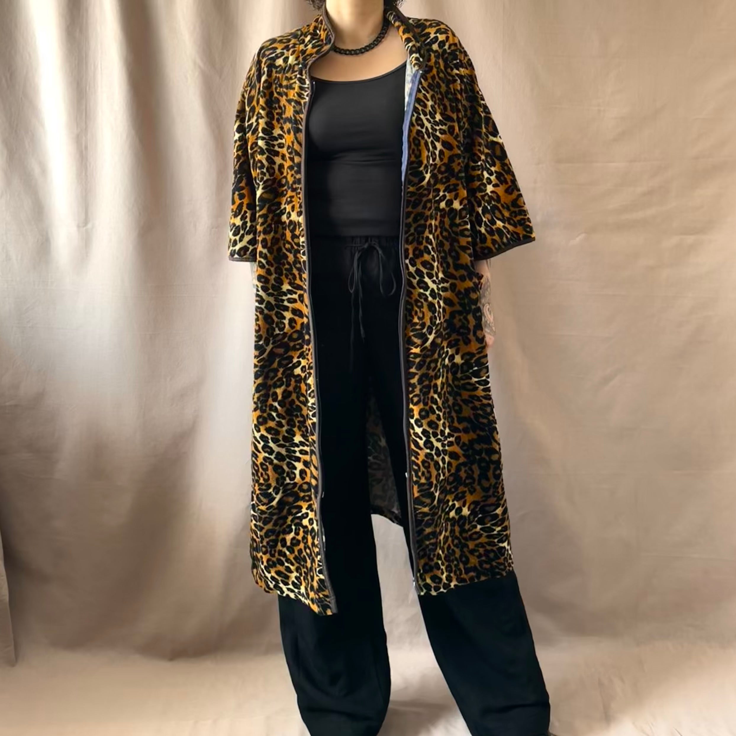 Vintage kimonotakki (freesize) Bloomy Moon