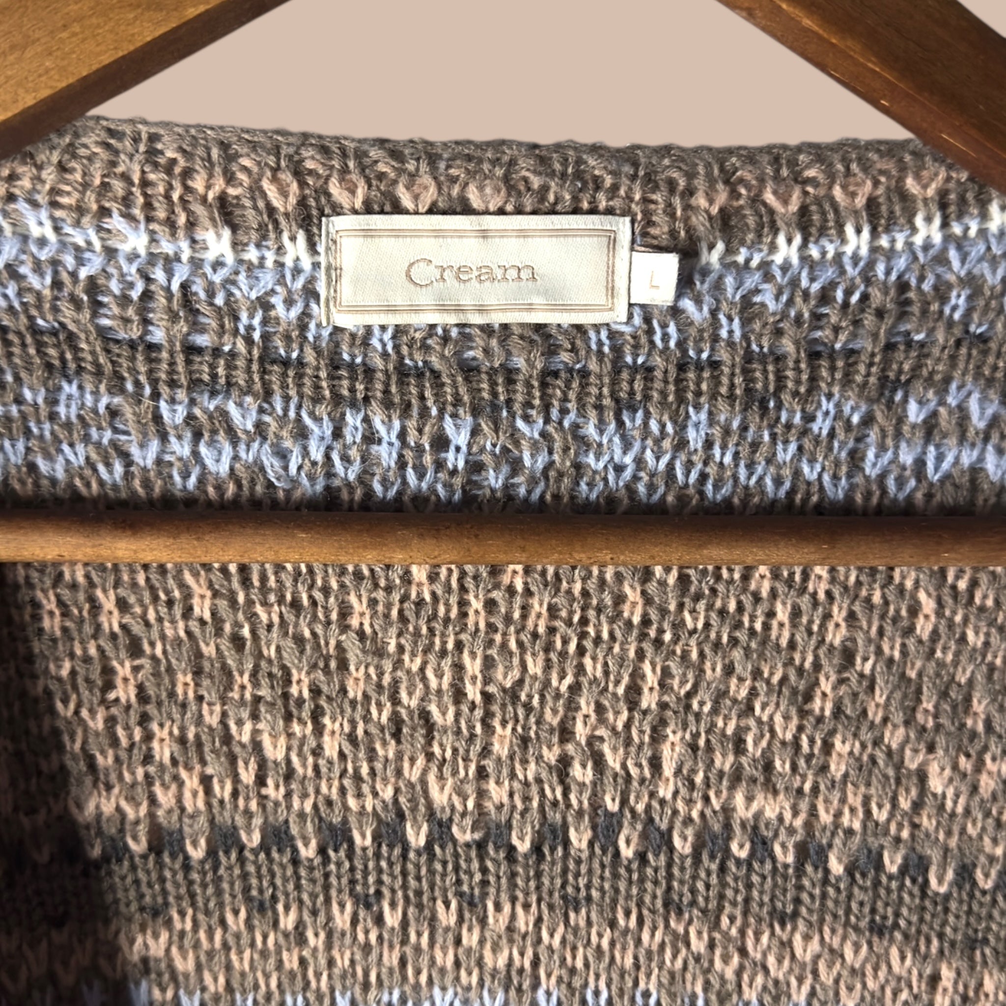 Cream villatakki L Bloomy Moon