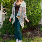 Aztec neuletakki Bloomy Moon