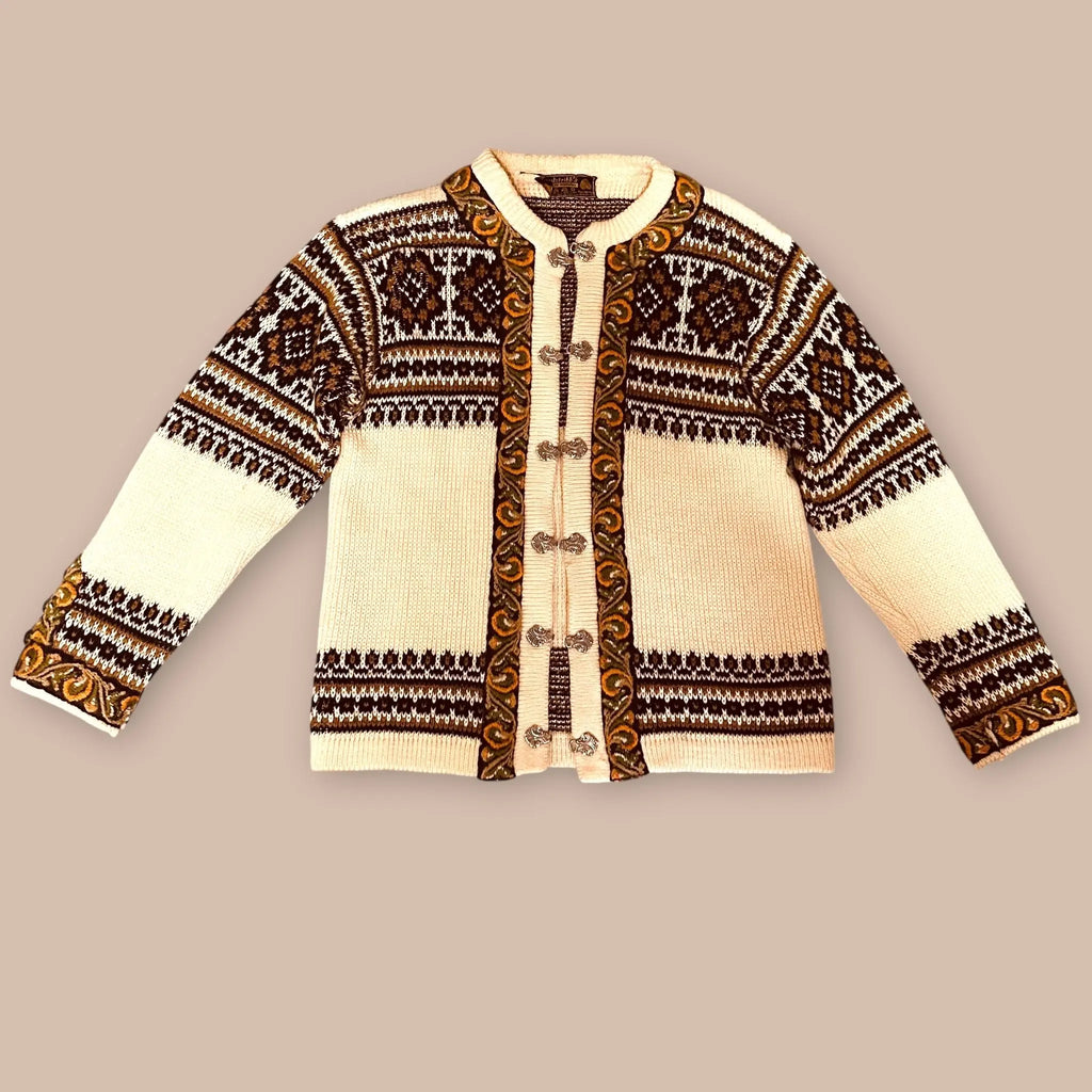 Nordstrikk vintage villatakki S-L Bloomy Moon