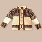 Nordstrikk vintage villatakki S-L Bloomy Moon