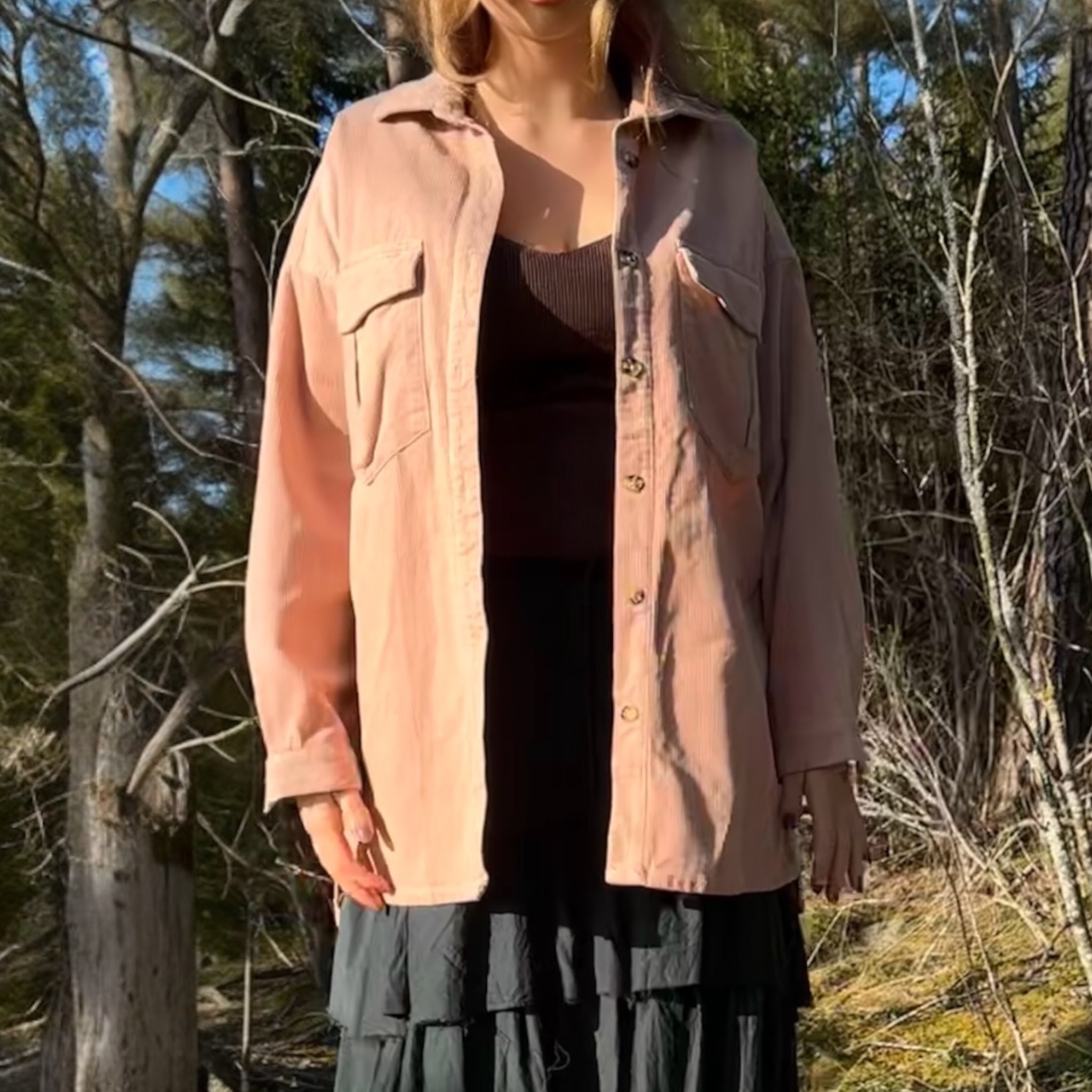 Vakosamettitakki M-XL Bloomy Moon