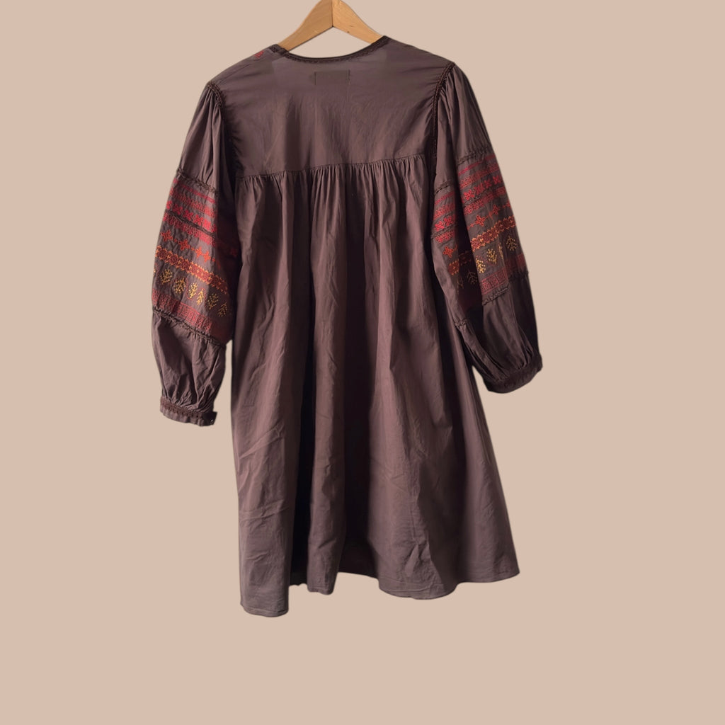 Adzen kirjailtu mekko L Bloomy Moon