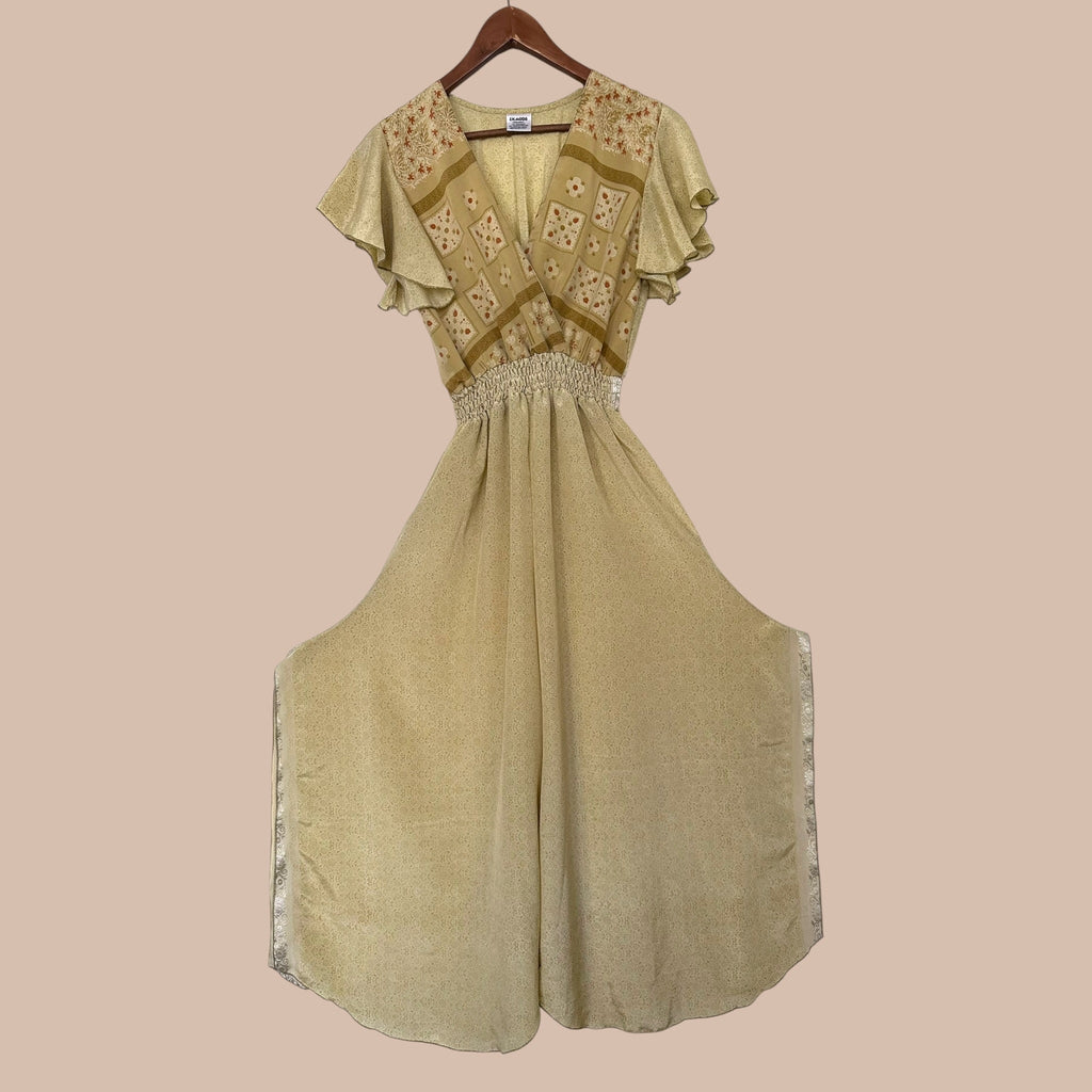 Intialainen silkkihaalari XS-L Bloomy Moon